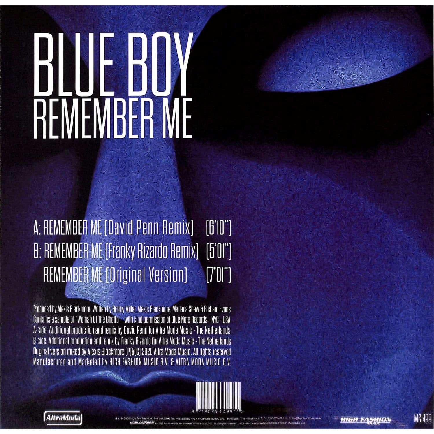 Blue Boy Remember Me Franky Rizardo Remix