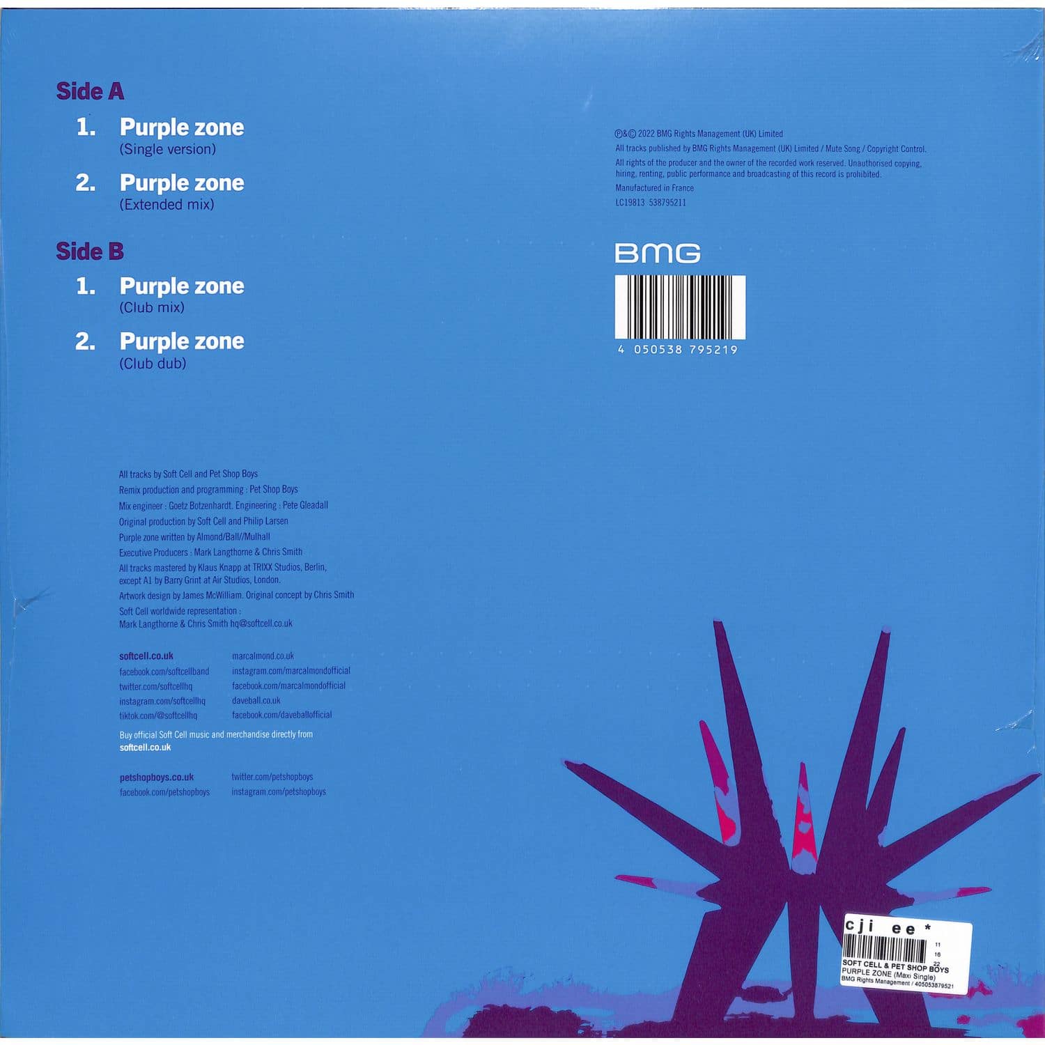 Soft Cell & Pet Shop Boys - PURPLE ZONE