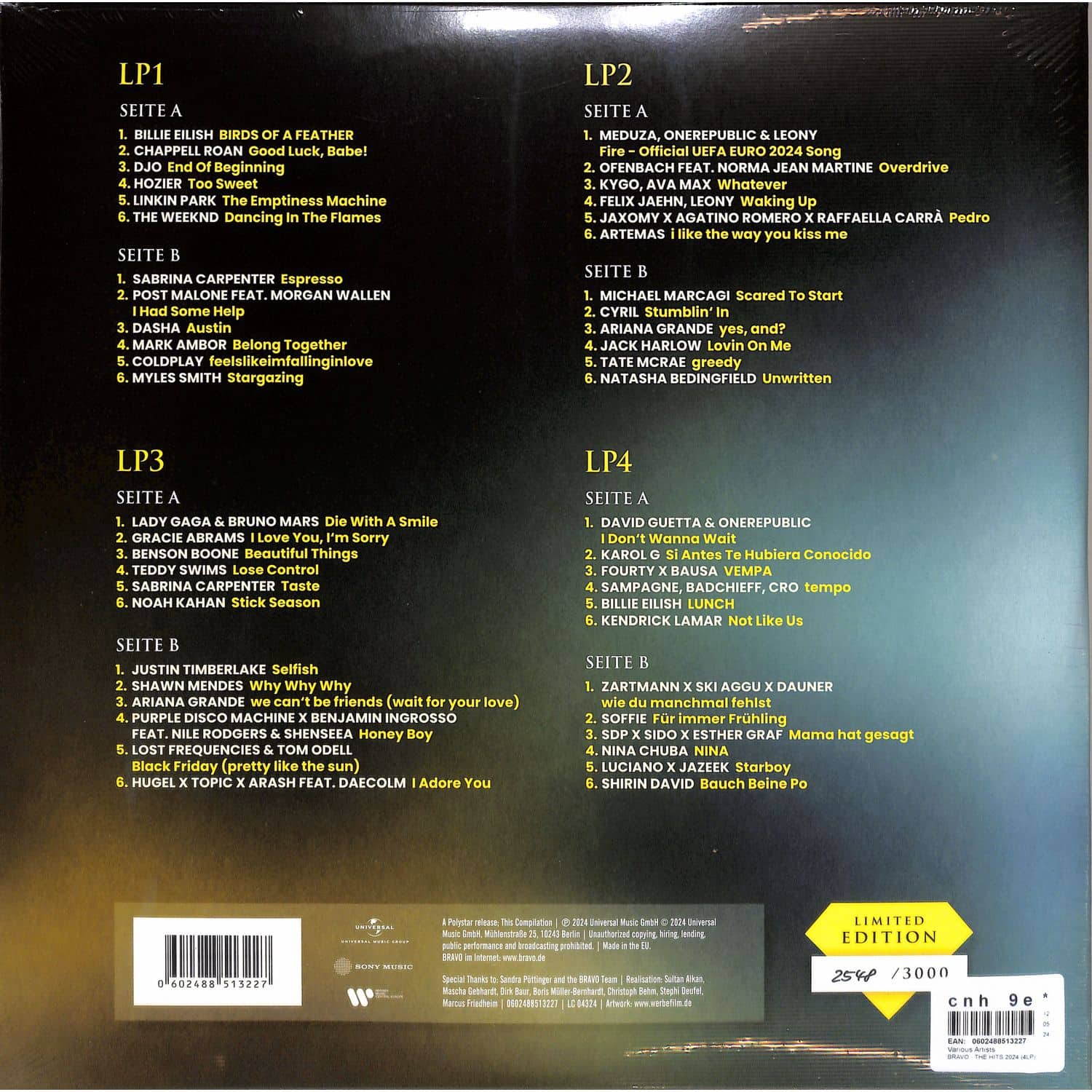 BRAVO THE HITS 2024 4LP Kendrick Lamar等 BRAVO THE HITS 2024 4LP Kendrick Lamar等 - メルカリ