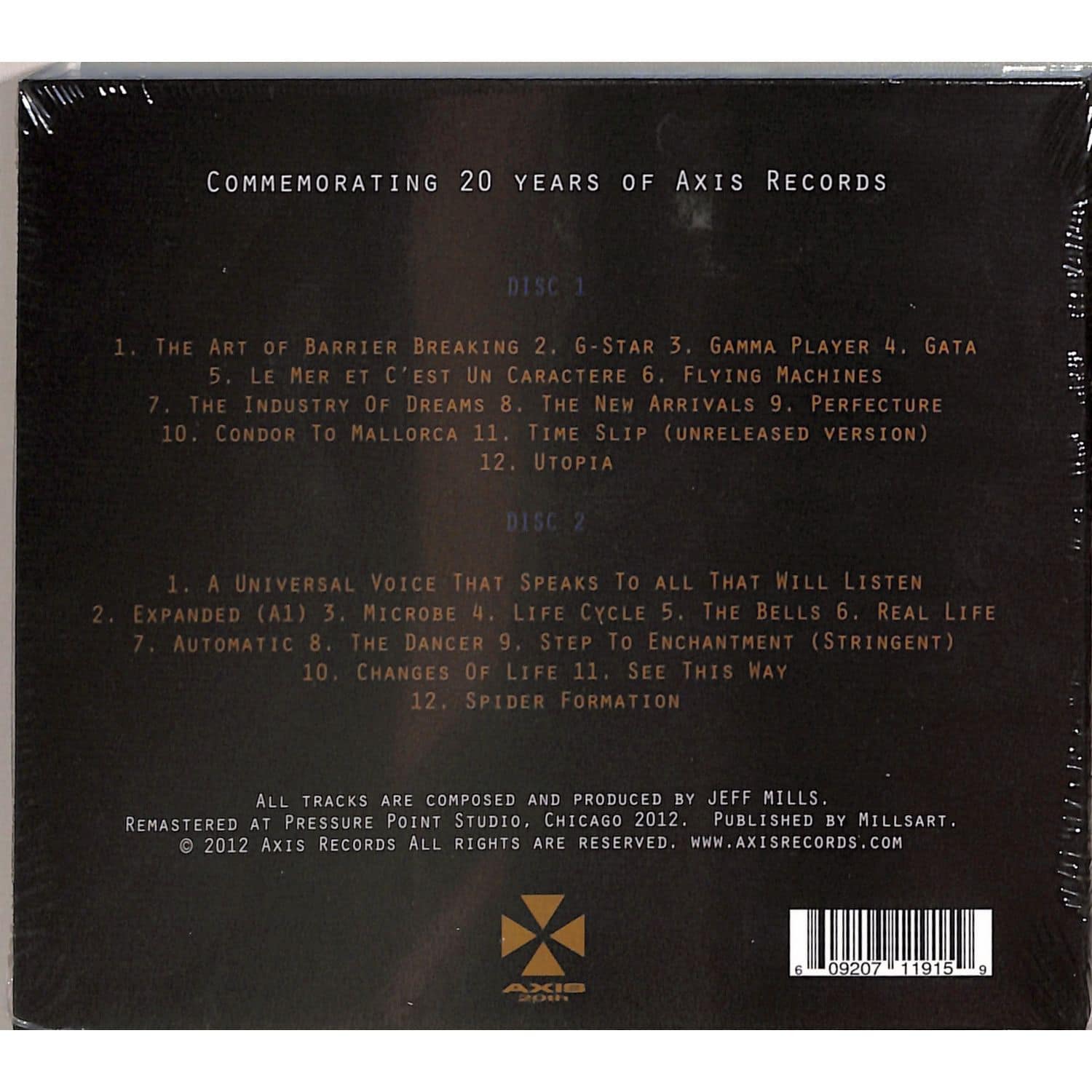 Jeff Mills - SEQUENCE - A RETROSPECTIVE OF AXIS RECORDS / Axis