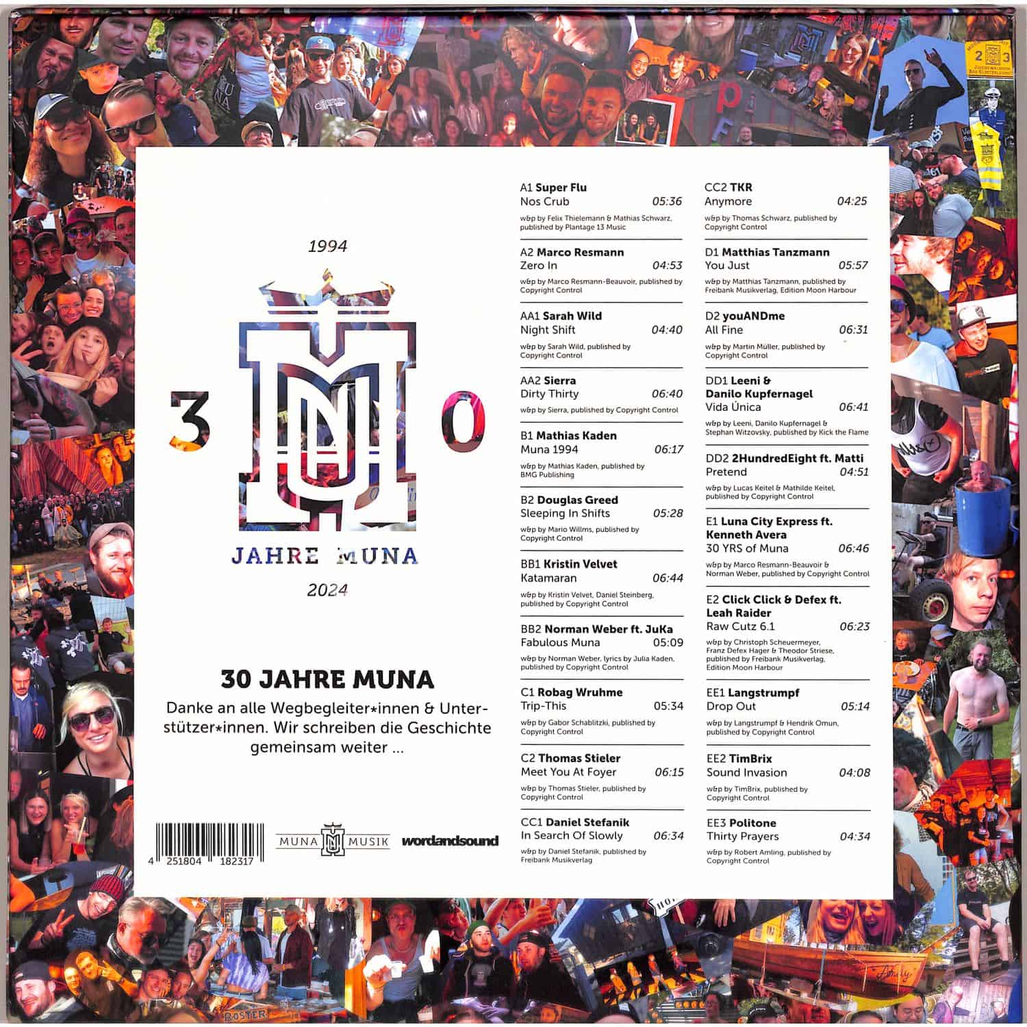 Various Artists / 30 Jahre Muna (5x12 Various Artists / 30 Jahre Muna (5x12