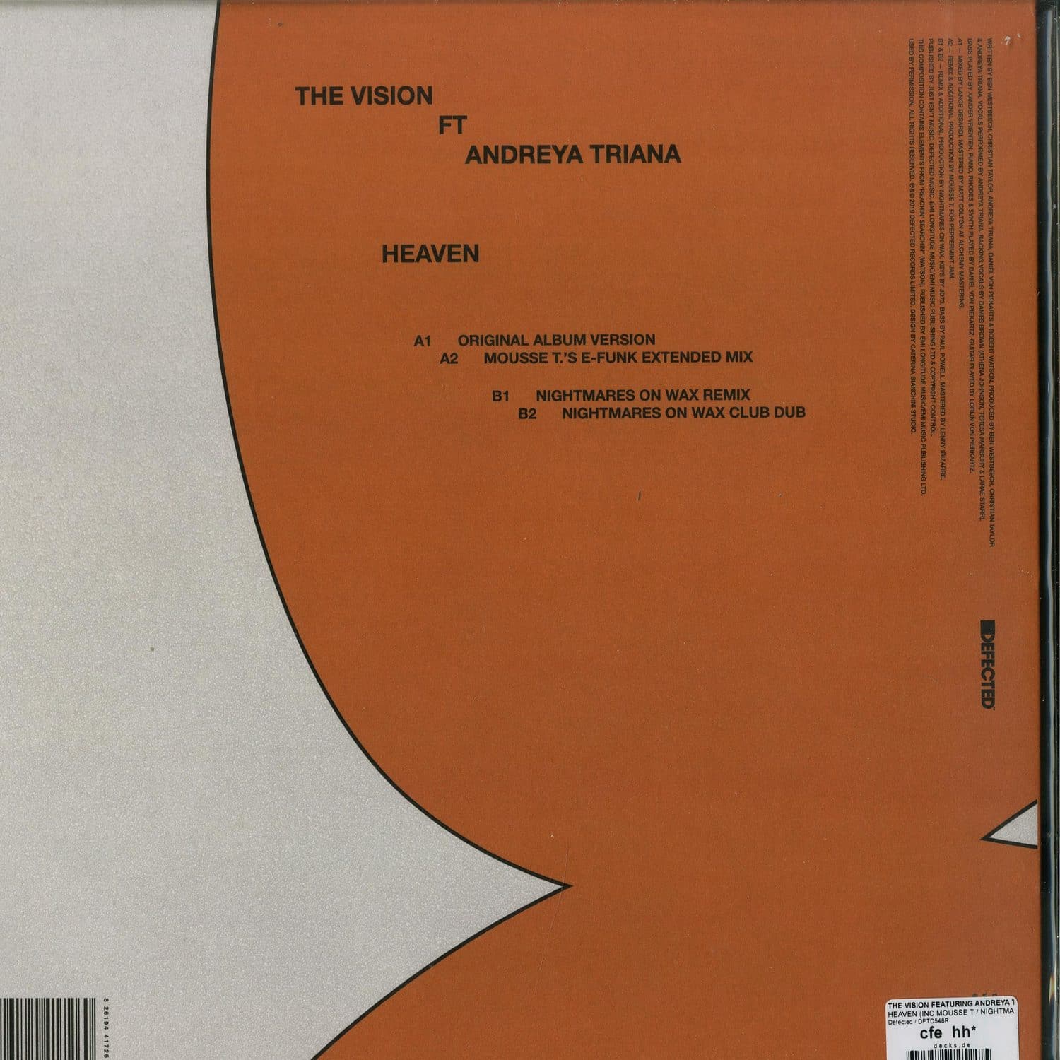 The Vision featuring Andreya Triana - HEAVEN THE VISION Heaven