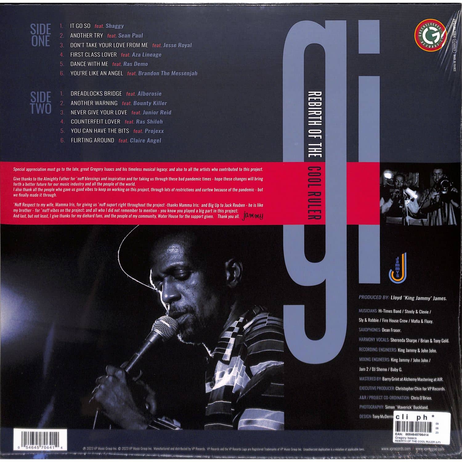 Gregory Isaacs - REBIRTH OF THE COOL RULER