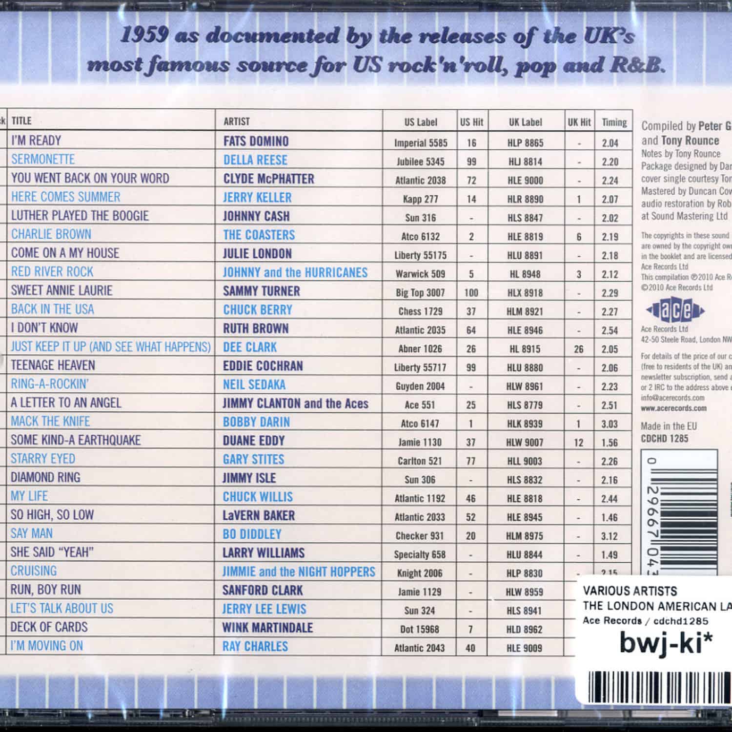 Various Artists - THE LONDON AMERICAN LABEL