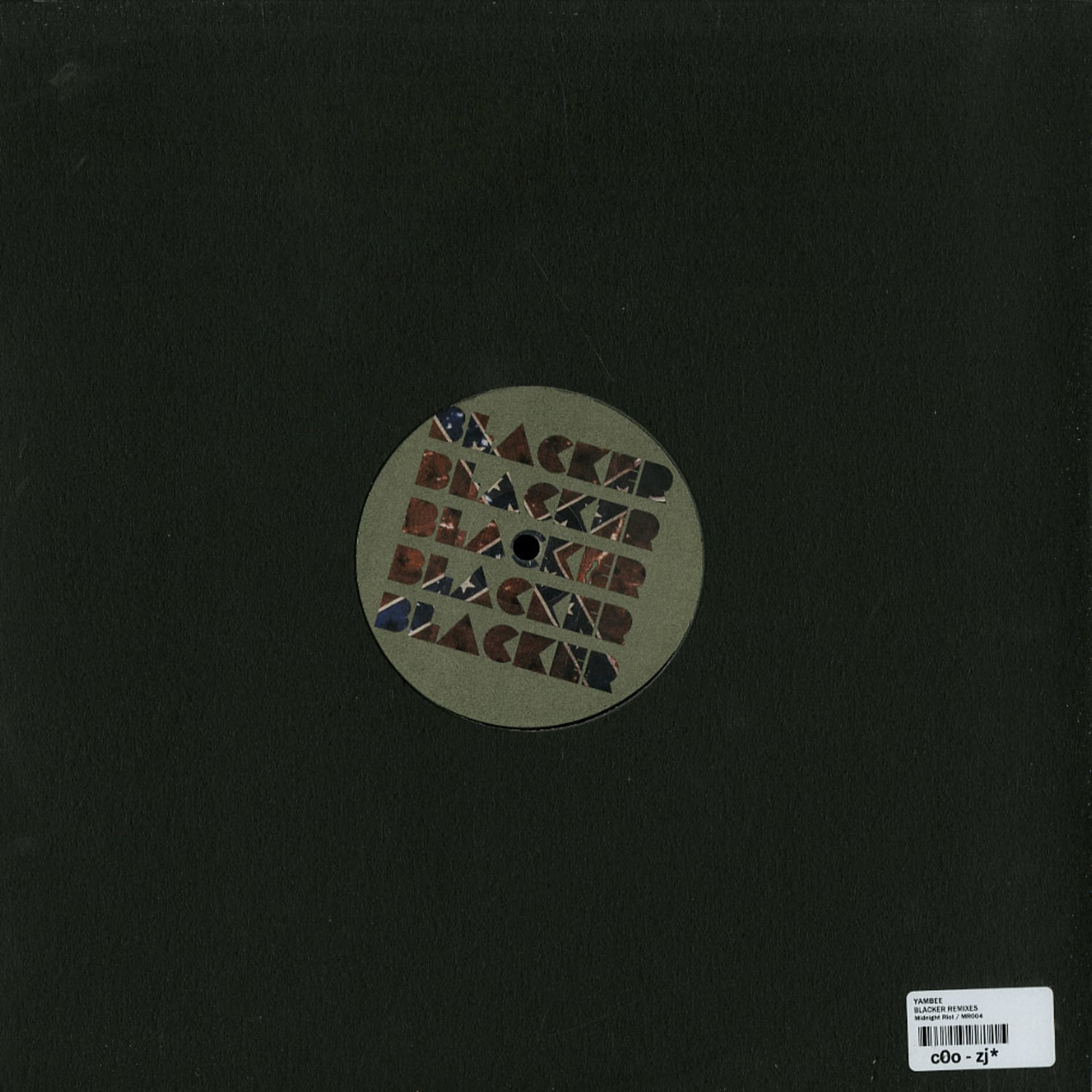 YAMBEE 『BLACKER REMIXES』 Yambee - BLACKER REMIXES