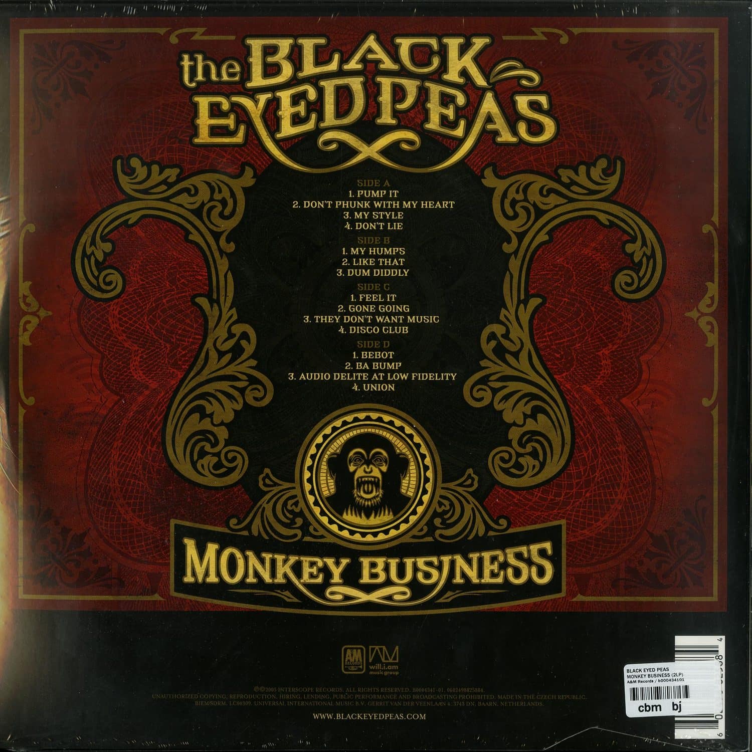 Black Eyed Peas Monkey Business Cover