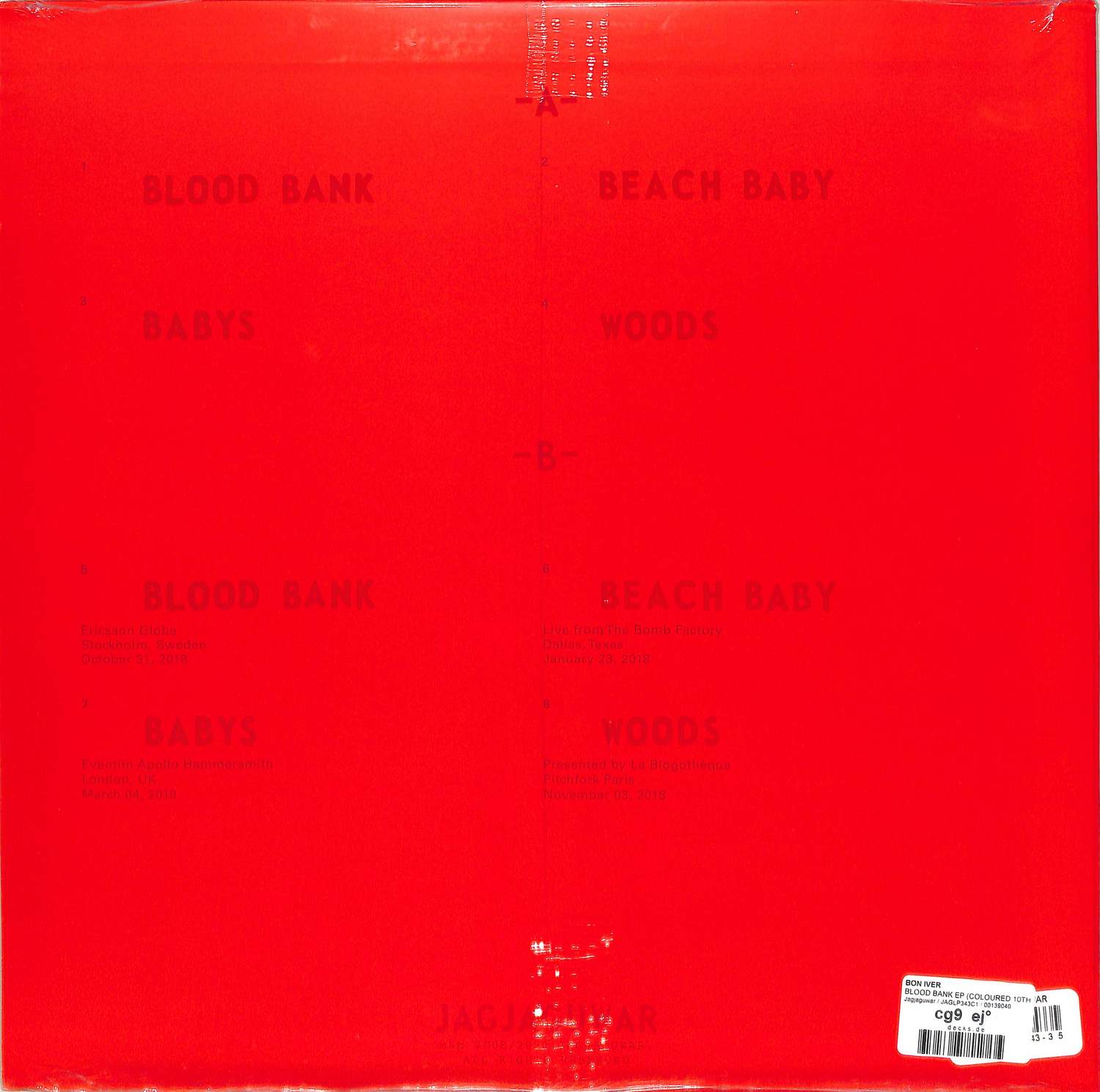 Bon Iver BLOOD BANK EP