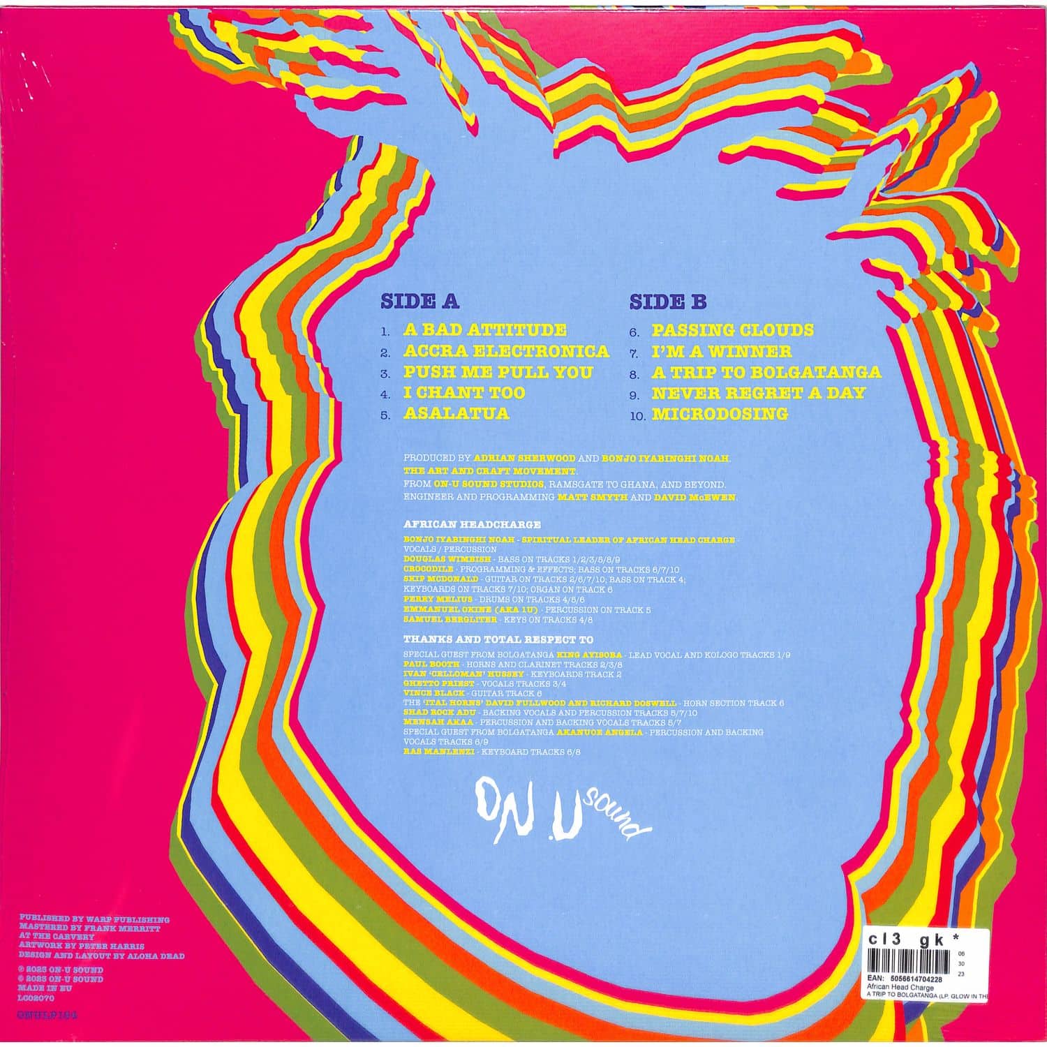 英LP African Head Charge A Trip To Bolgatanga ONULP154 On-U Sound /00260 African Head Charge – A Trip To Bolgatanga – Vinyl (LP