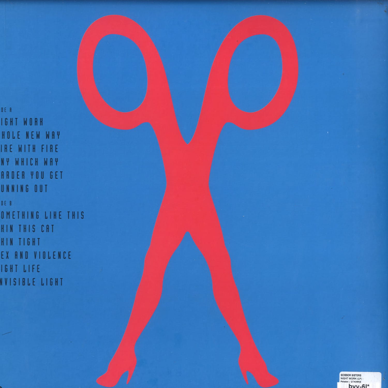 Scissor Sisters NIGHT WORK