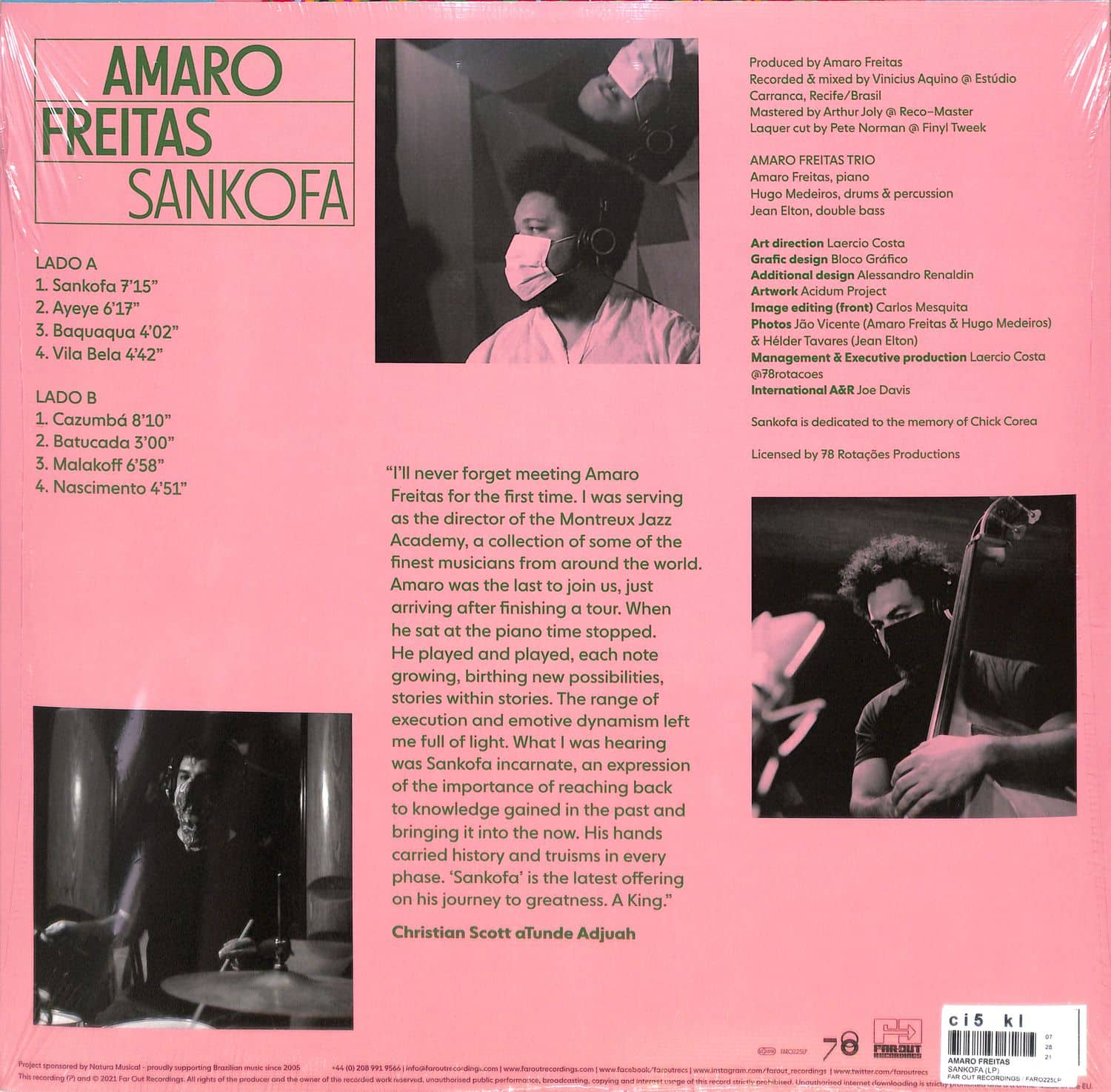 洋楽 SANKOFA / AMARO FREITAS Sankofa | Amaro Freitas