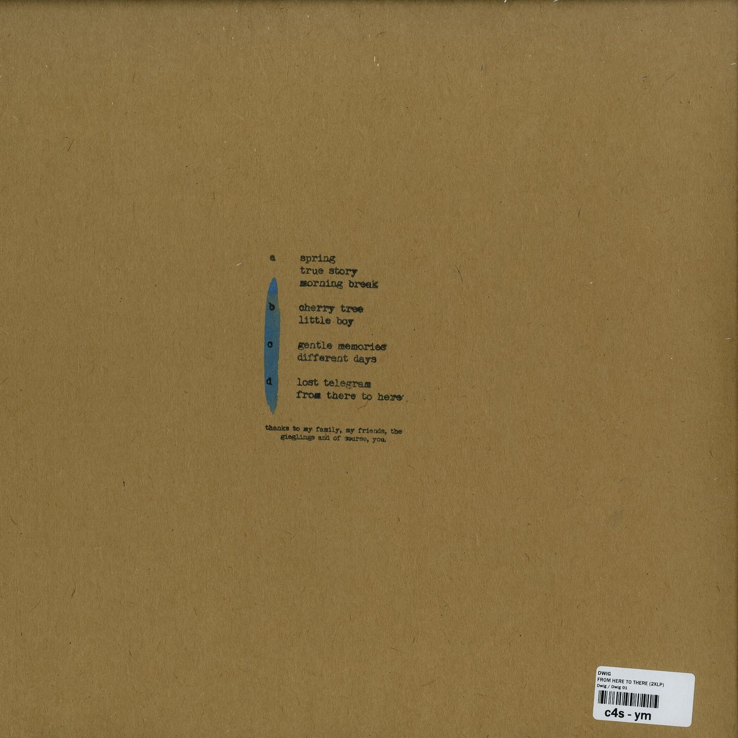 Dwig - FROM HERE TO THERE