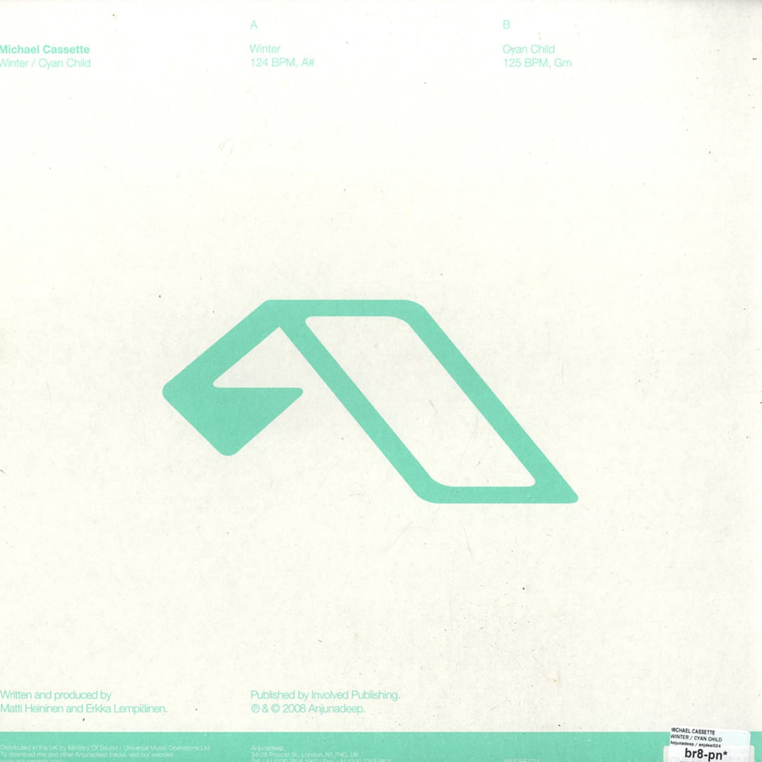洋楽 Michael Cassette - Winter / Cyan Child Michael Cassette - Winter / Cyan Child
