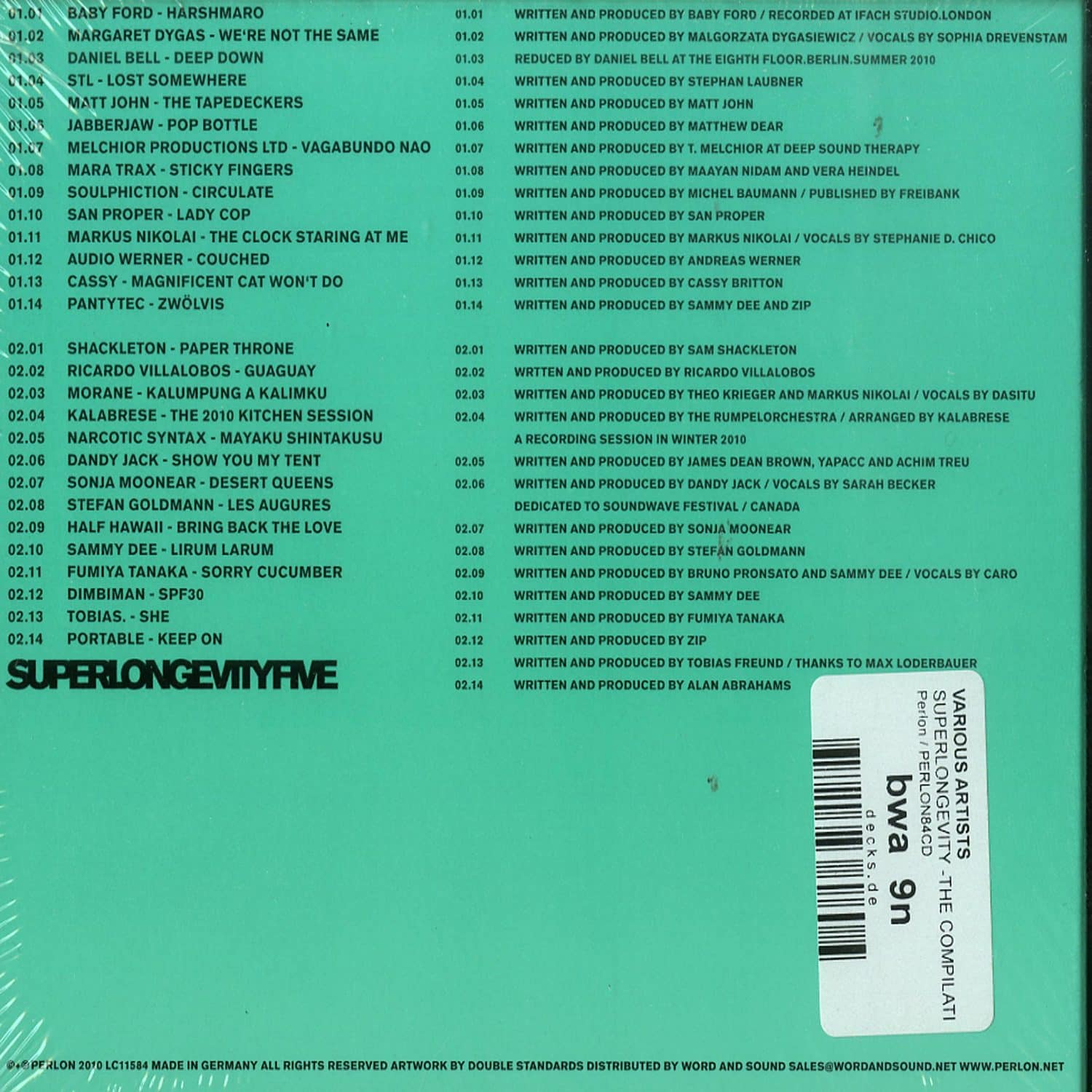 Various Artists - SUPERLONGEVITY -THE COMPILATION VOL.5