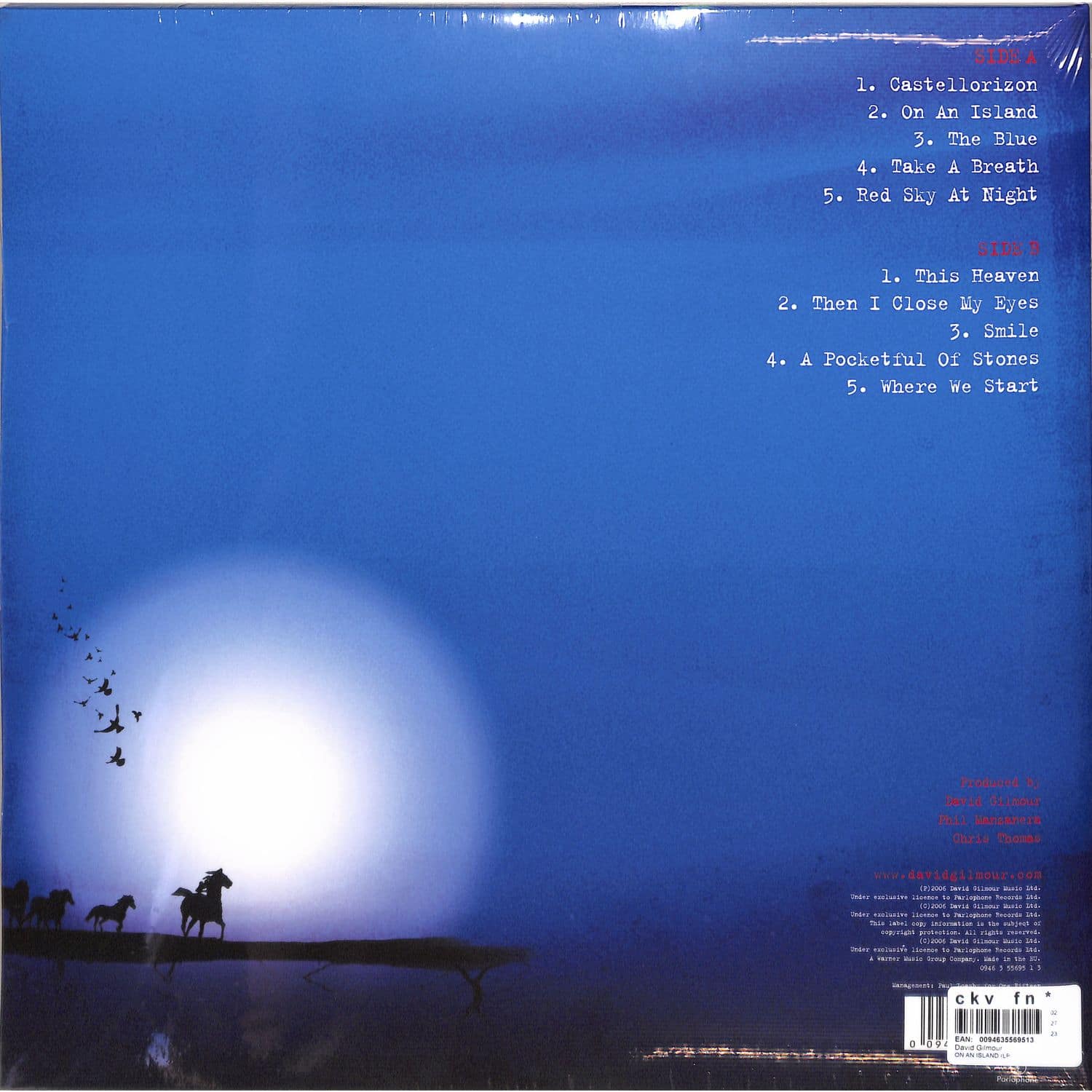 David Gilmour ON AN ISLAND