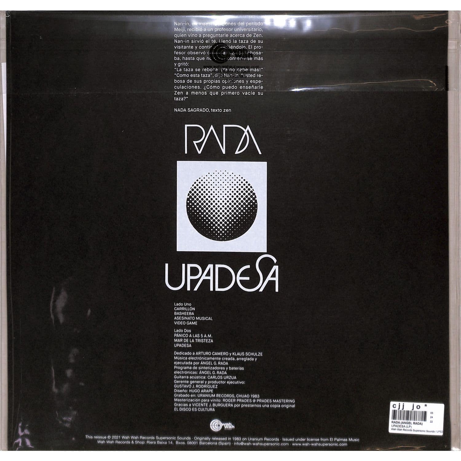 西LP Angel Rada Upadesa LPS239 Wah Wah Records /00260 LP ANGEL RADA Upadesa LPS239 Wah Wah Reco SPAIN | eBay