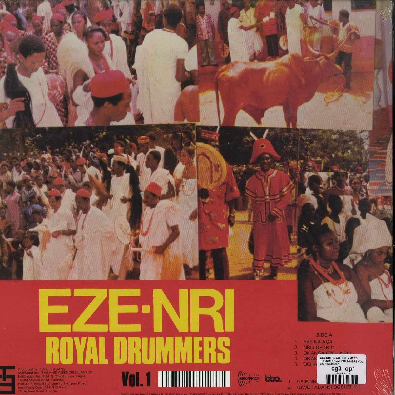 英LP Eze-Nri  Drummers Eze-Nri  Drummers Vol 1 BBE506ALP BBE /00260 0017914292_10.jpg
