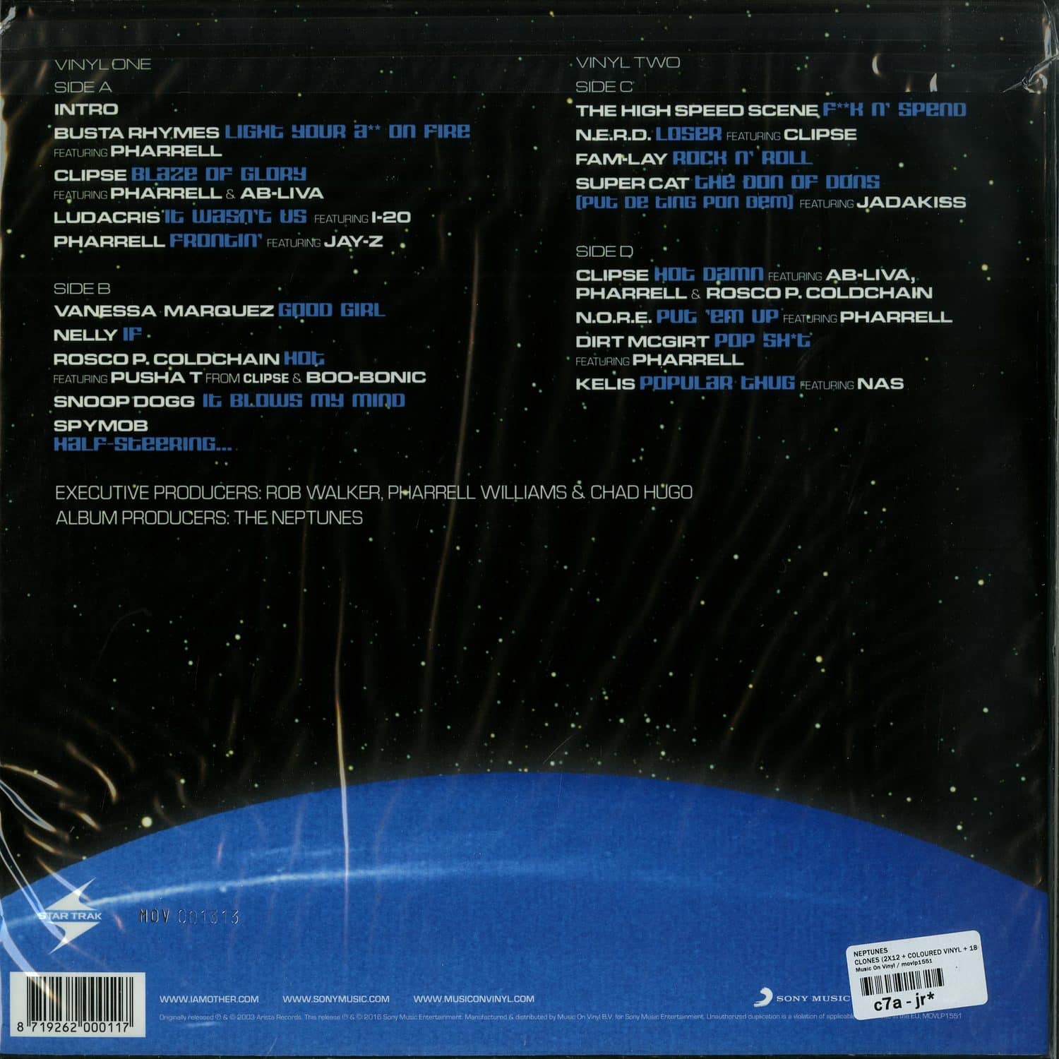 Neptunes - CLONES / Music On Vinyl / movlp1551 | Coloured 2x12