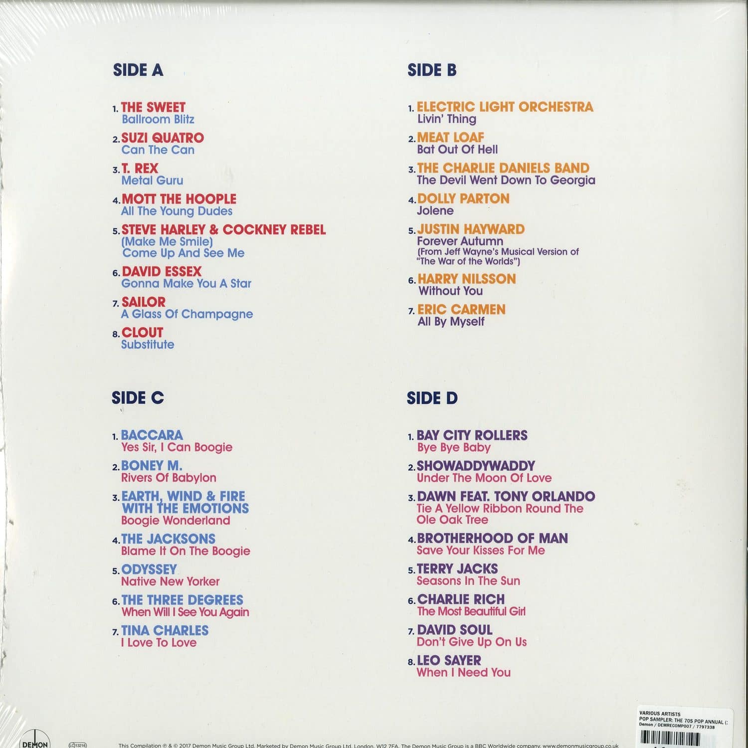 Various Artists - POP SAMPLER: THE 70S POP ANNUAL