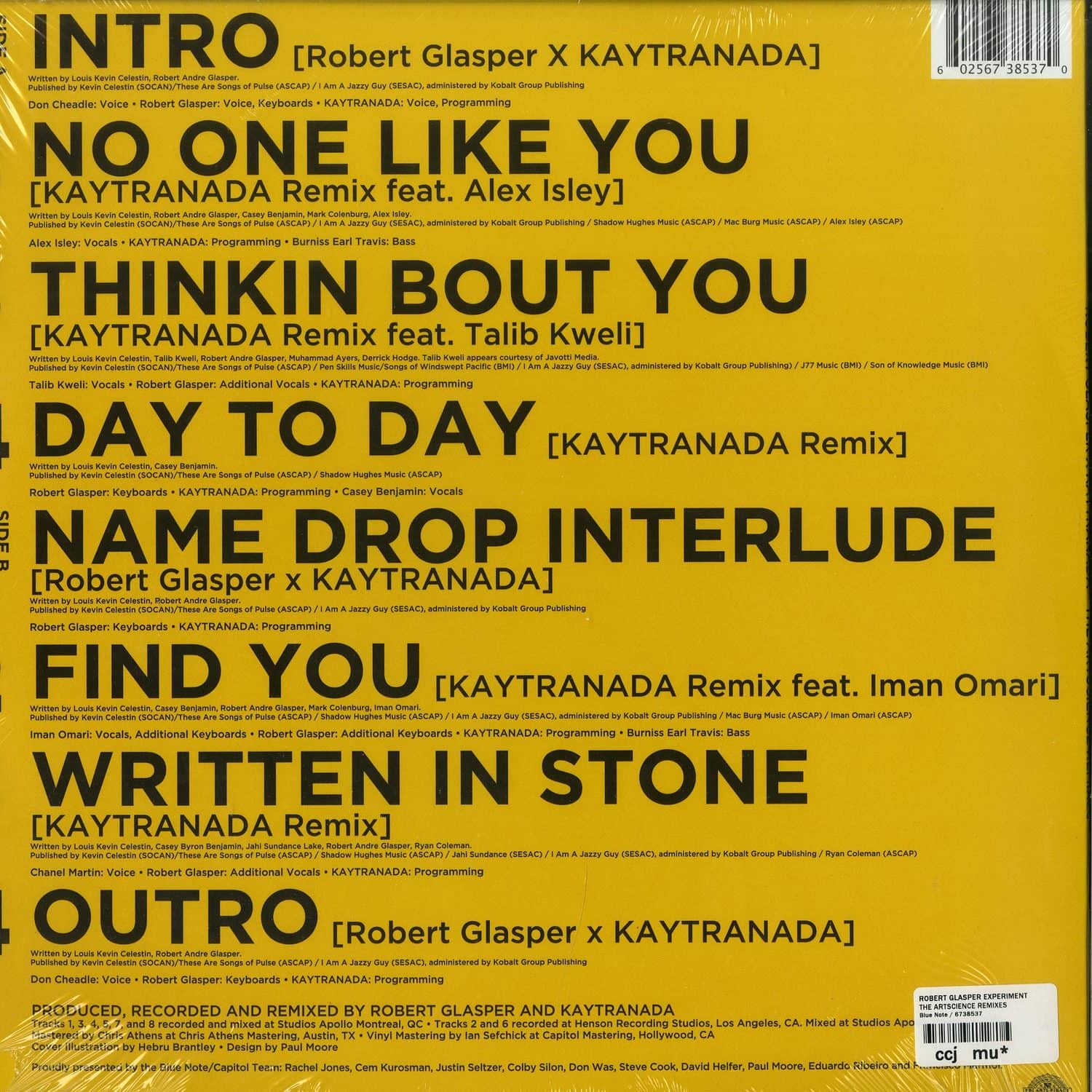 Robert Glasper Kaytranada Remixes レコード