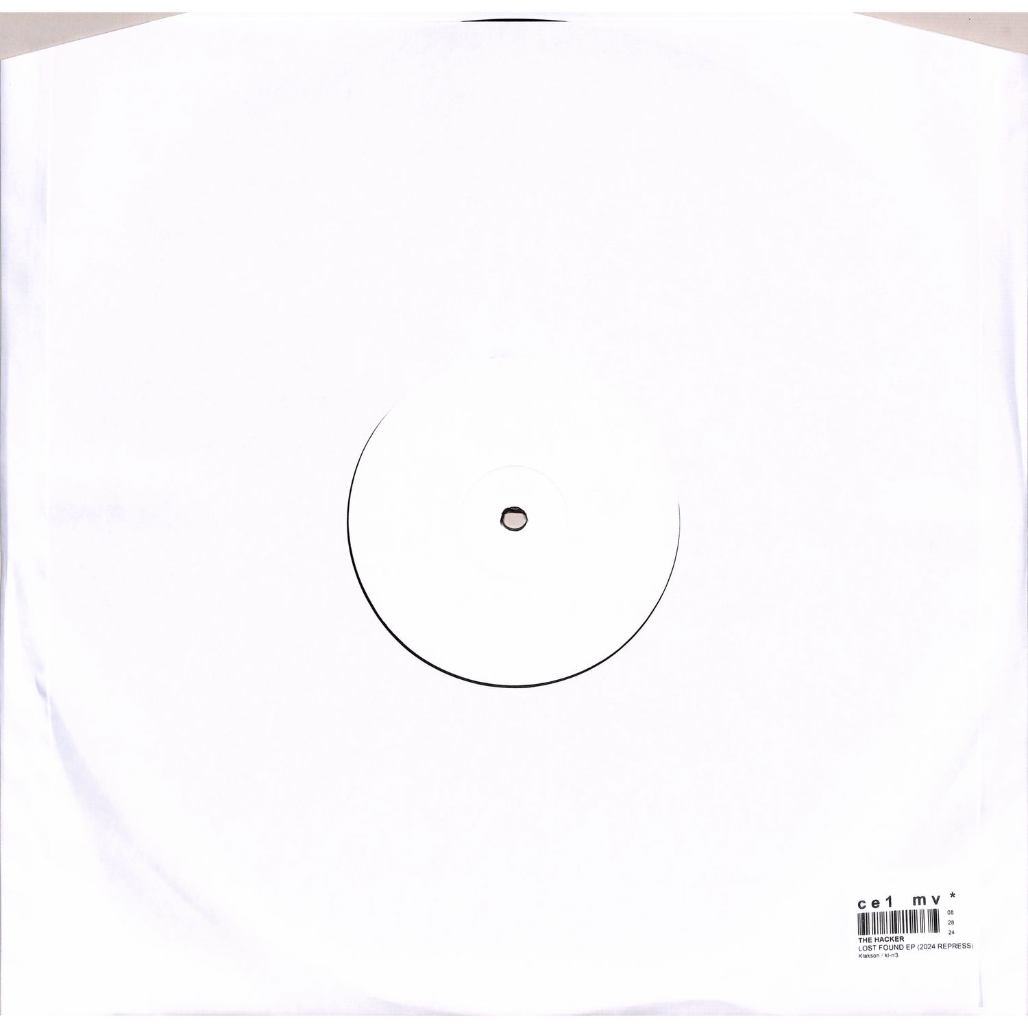 The Hacker / Lost & Found EP (2024 Repress) The Hacker / Lost & Found EP (2024 Repress)