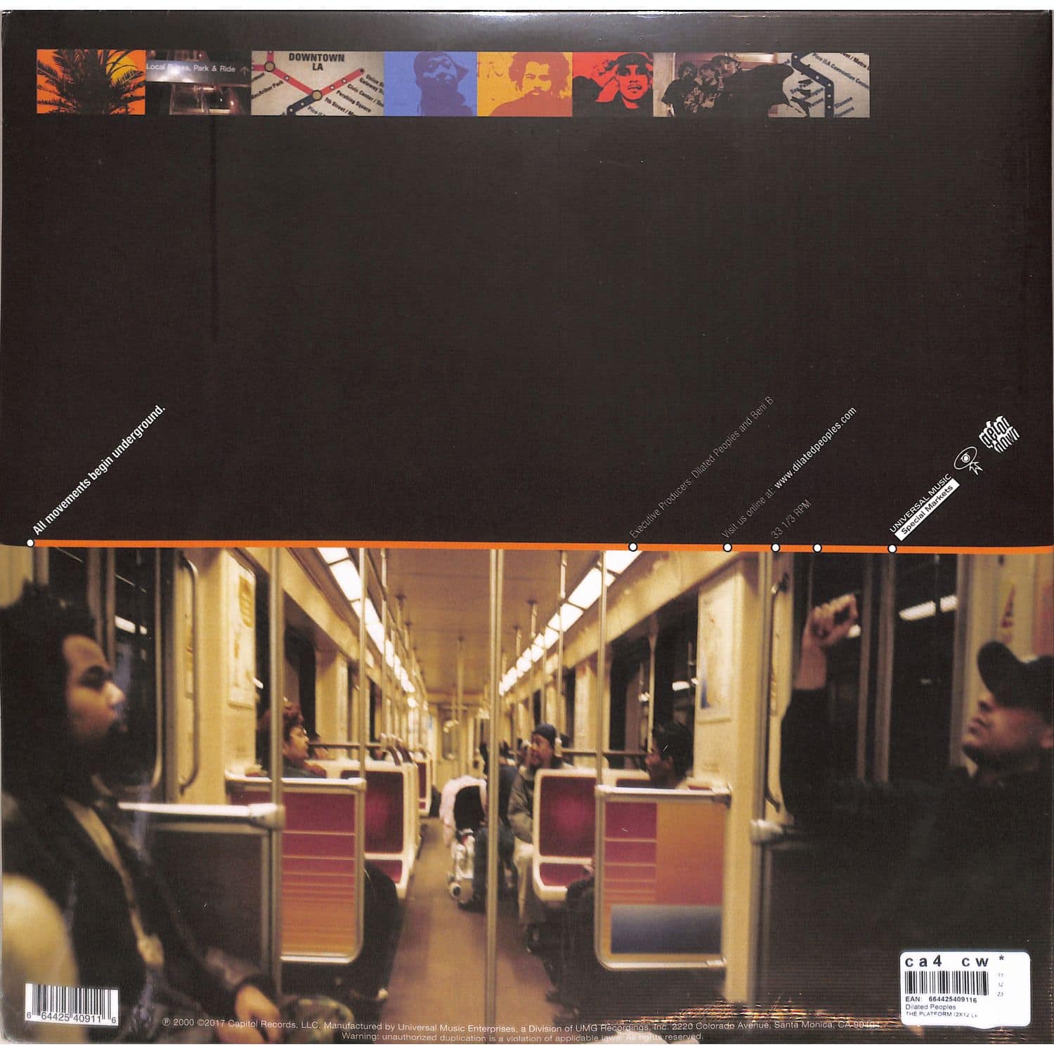 米2LP DILATED PEOPLES THE PLATFORM  GET54091 Get On Down /00520 Dilated Peoples – The Platform – 2 x Vinyl (Red [LP1] White