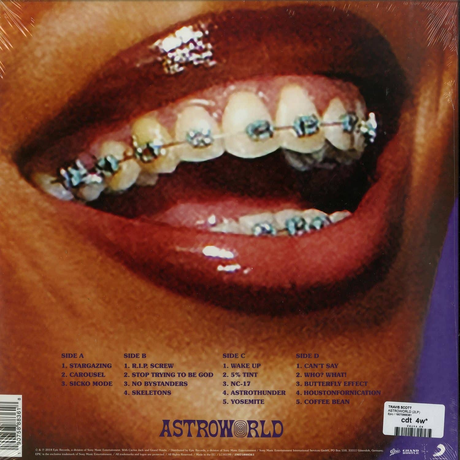 欧2LP Travis Scott Astroworld 19075888361 Epic, Cactus Jack, G /00520 NTEtOTE1OS5qcGVn.jpeg