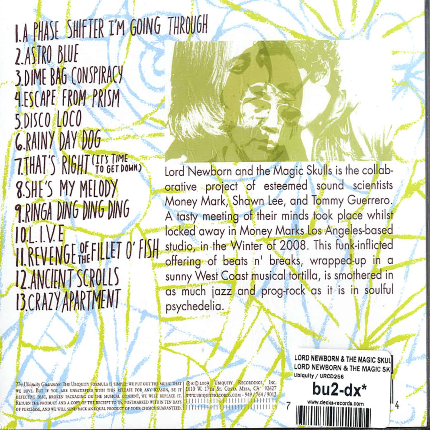 Lord Newborn & The Magic Skulls レコード Lord Newborn & The Magic Skulls (Tommy Guerrero, Money Mark