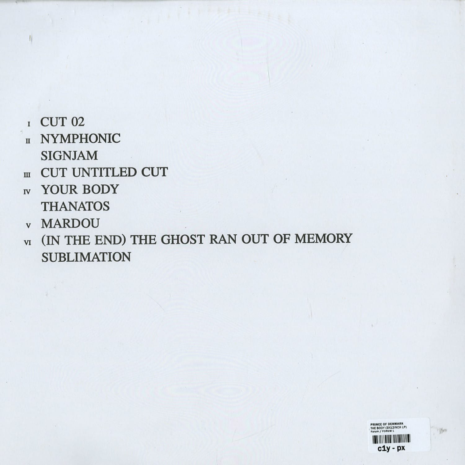 Prince Of Denmark - THE BODY