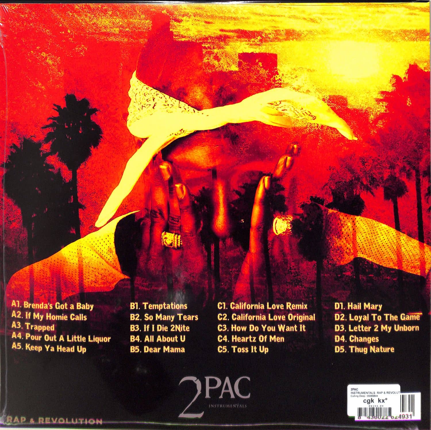 洋楽 2Pac/Rap & Revolution (Instrumentals)2LP Rap & Revolution - Instrumentals (Vinyl): 2PAC: Amazon.ca: Music