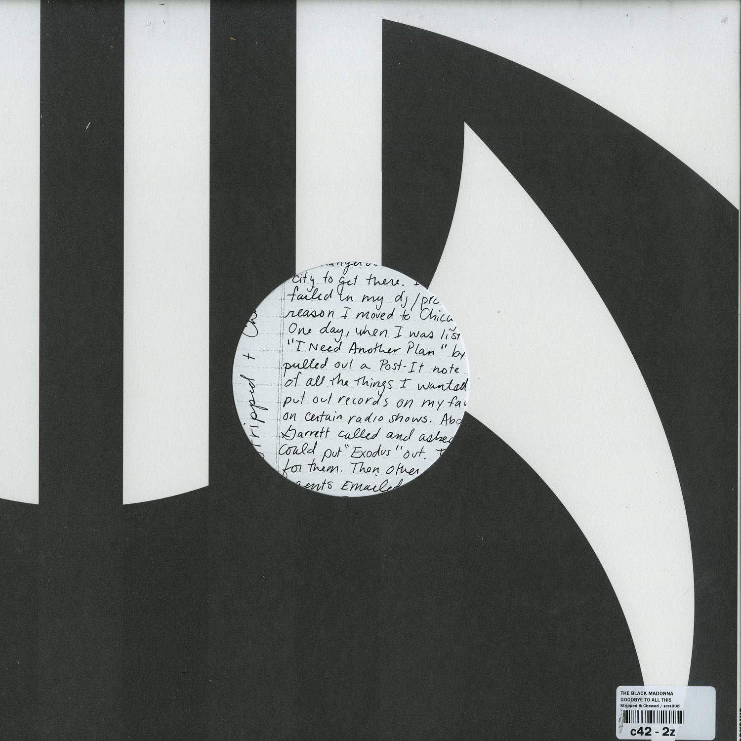 ☆The Black Madonna / Goodbye To All This The Black Madonna - GOODBYE TO ALL THIS / Stripped & Chewed