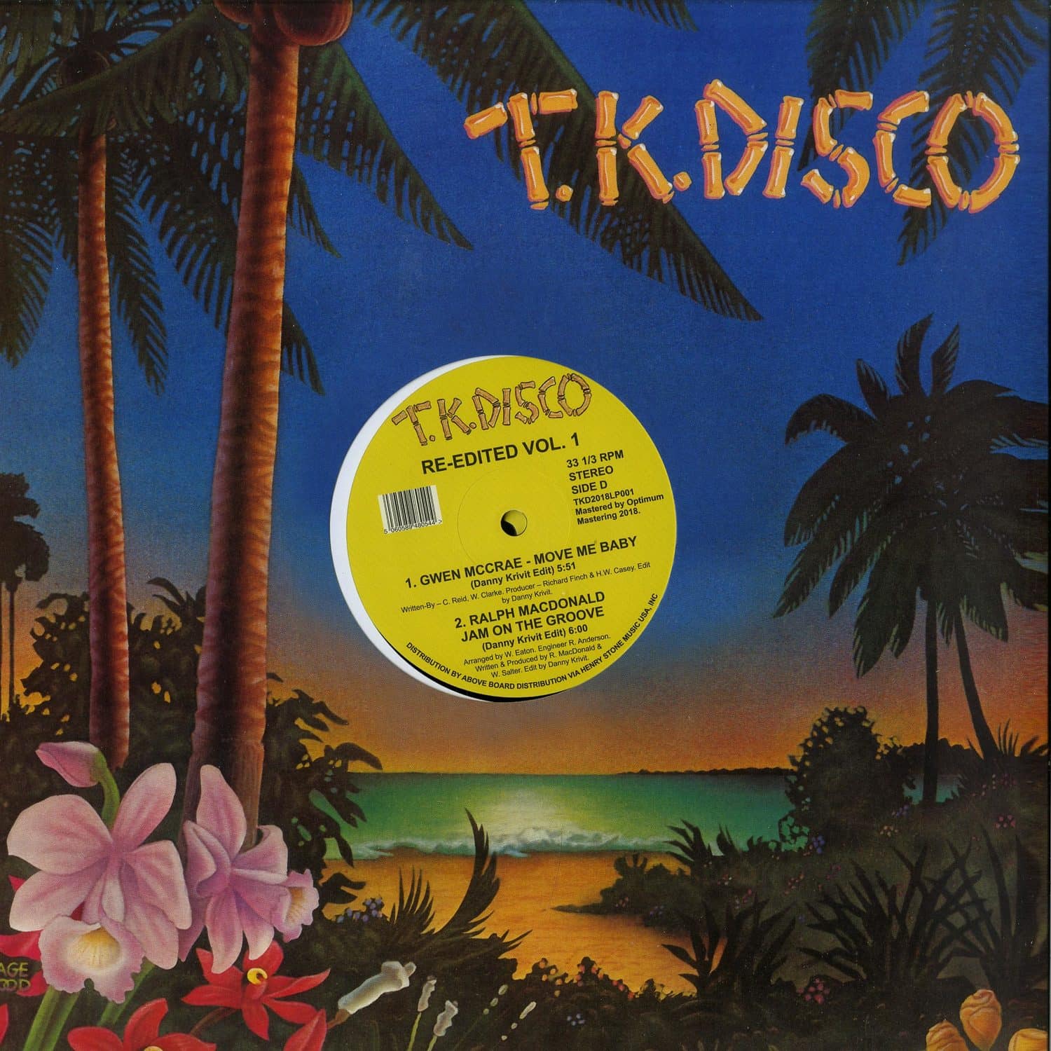 Various Artists - RE-EDITED VOLUME 1 / TK Disco / TKD2018LP001 