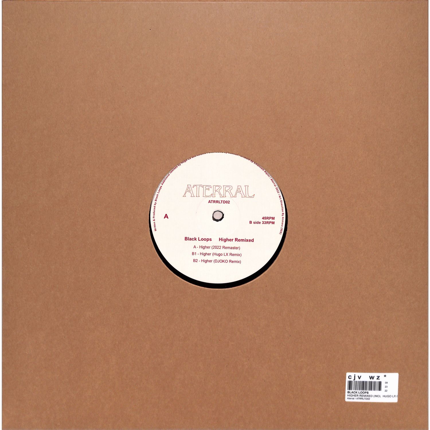 Black Loops HIGHER REMIXED