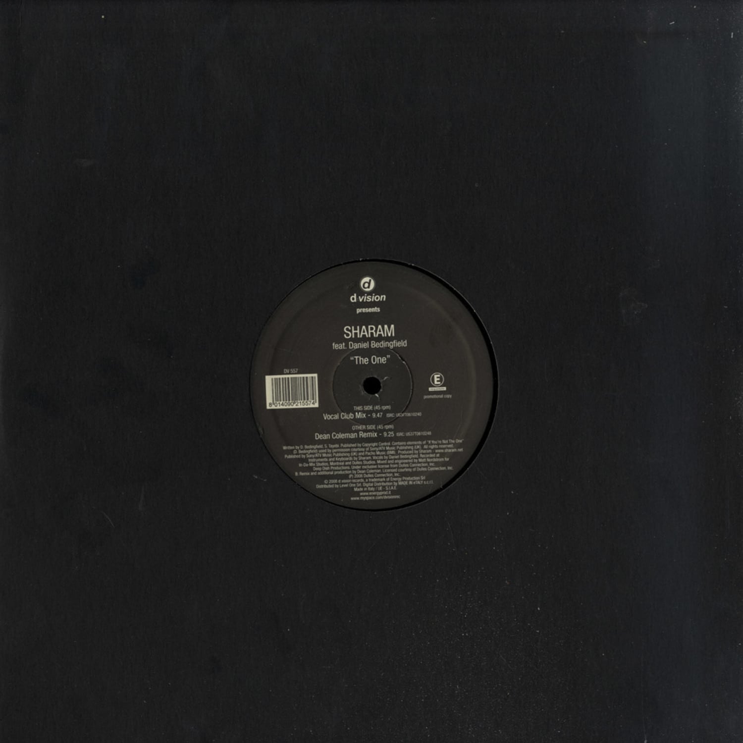 Sharam feat. Daniel Bedingfield - THE ONE