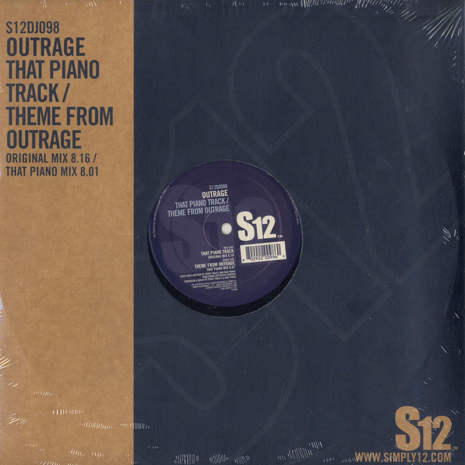 Outrage - THAT PIANO TRACK