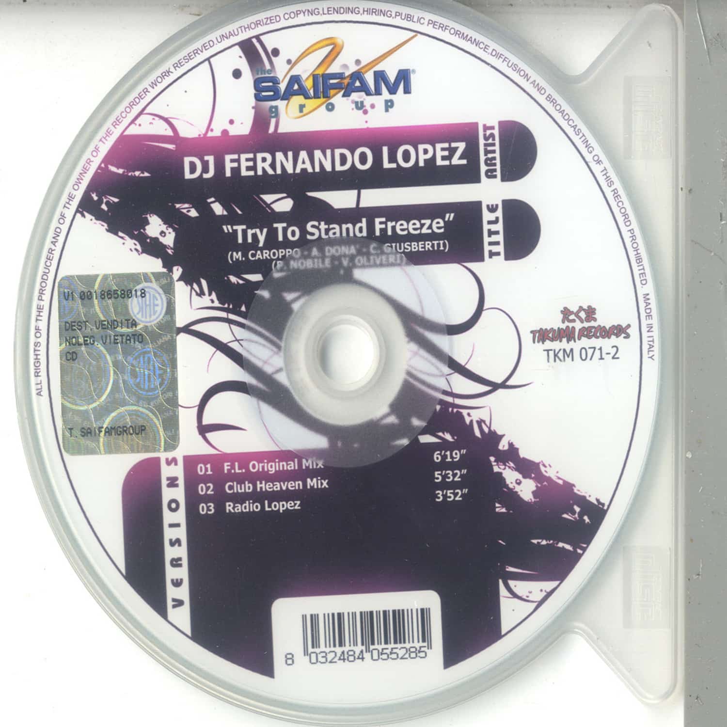 Dj Fernando Lopez - TRY TO STAND FREEZE 