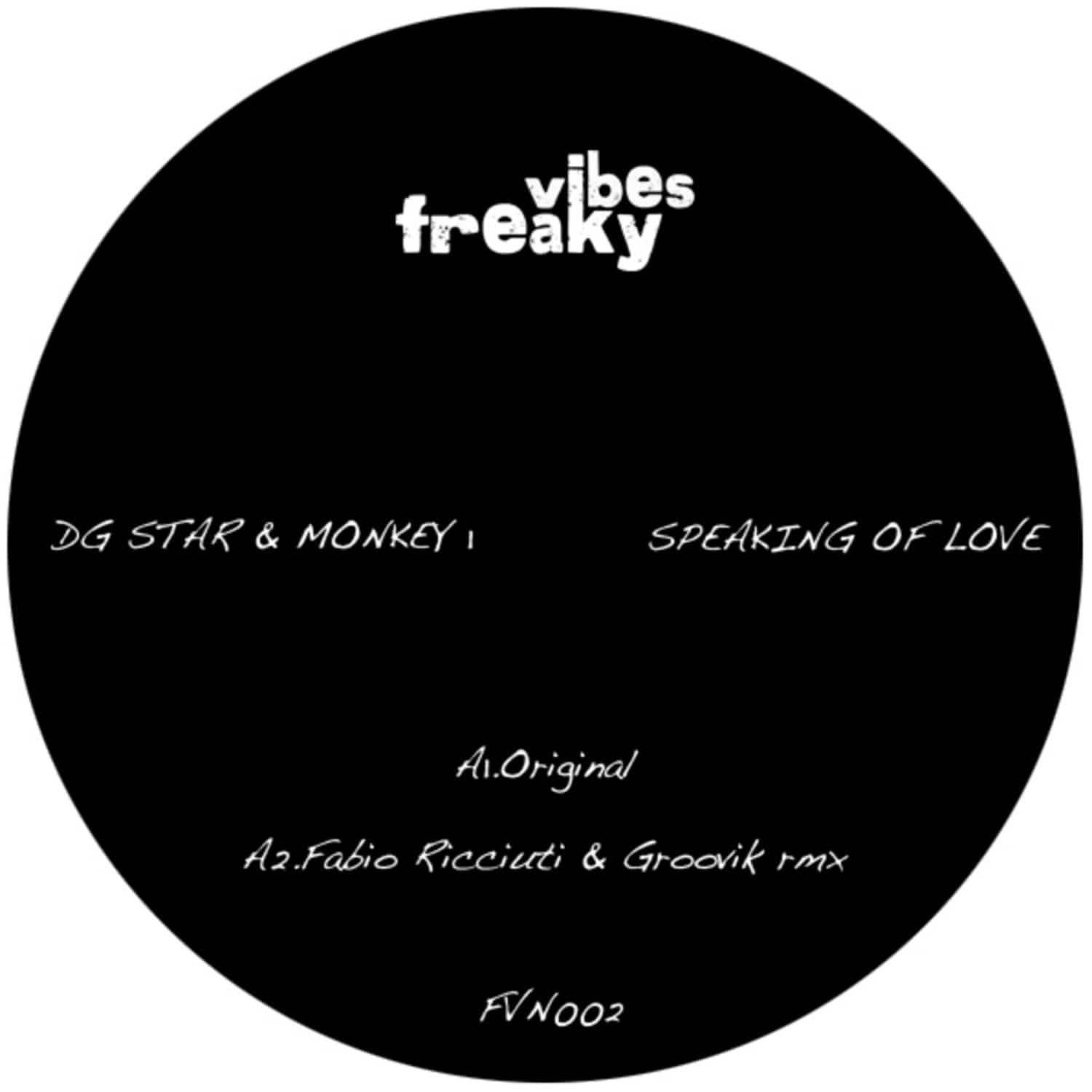 Monkey 1 / Dg Star - SPEAKING OF LOVE EP