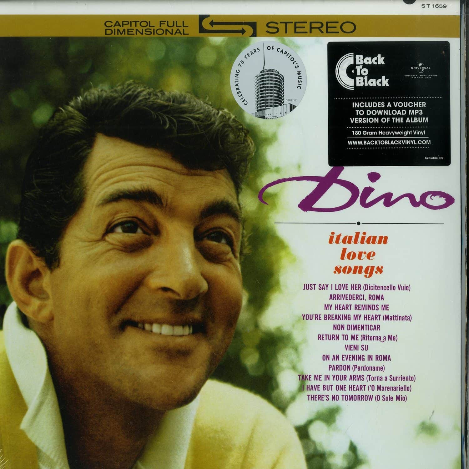 Dean Martin - DINO: ITALIAN LOVE SONGS 