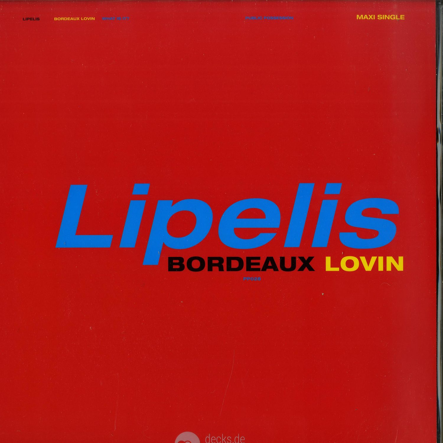 Lipelis - BORDEAUX LOVIN EP