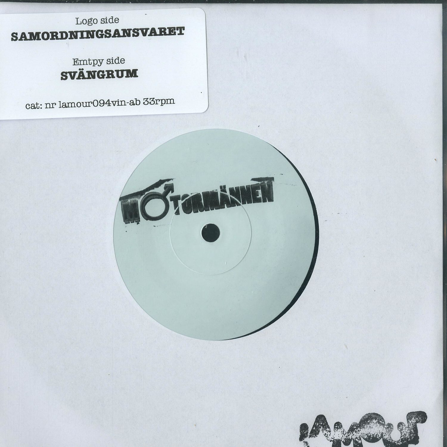 Motormannen - SAMORDNINGSANSVARET / SVAENGRUM 