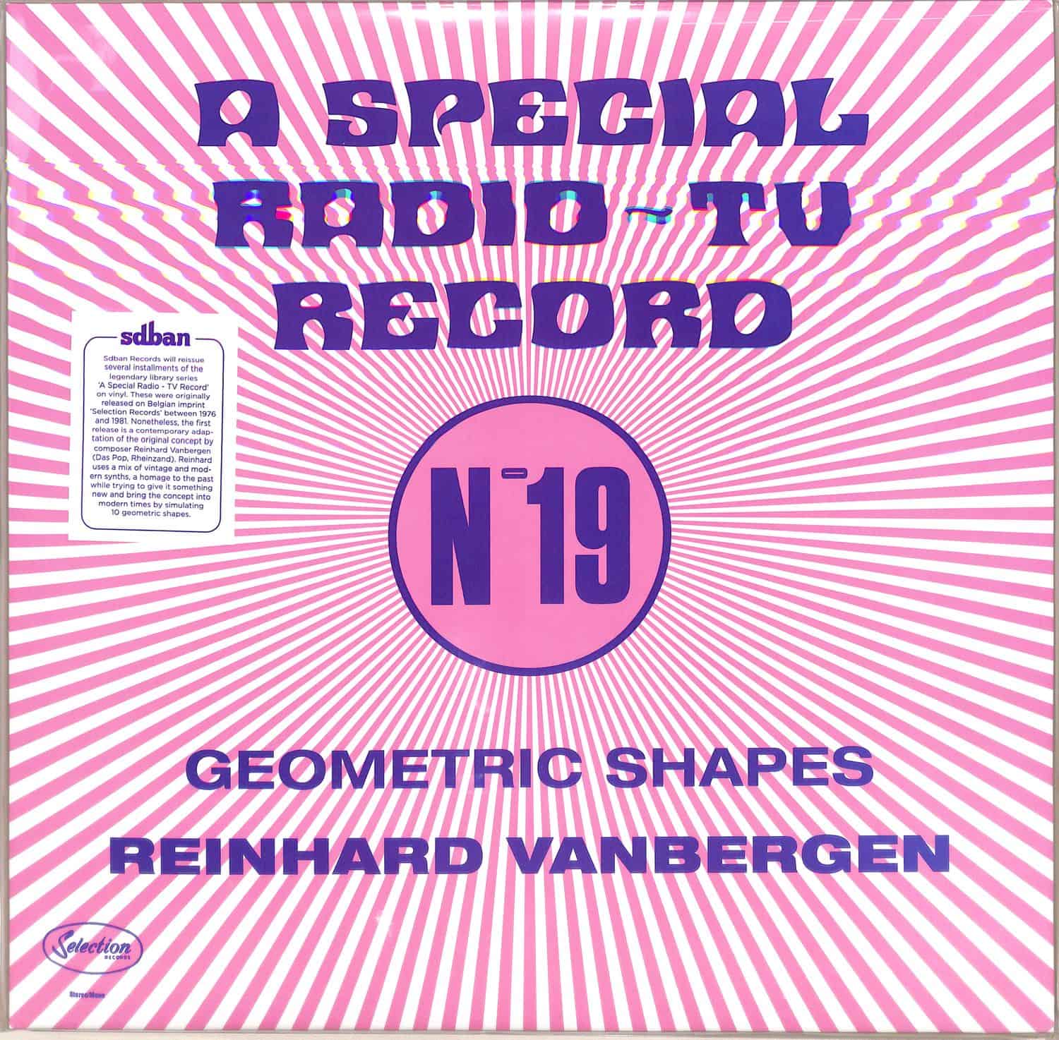 Reinhard Vanbergen - GEOMATRIC SHAPES 