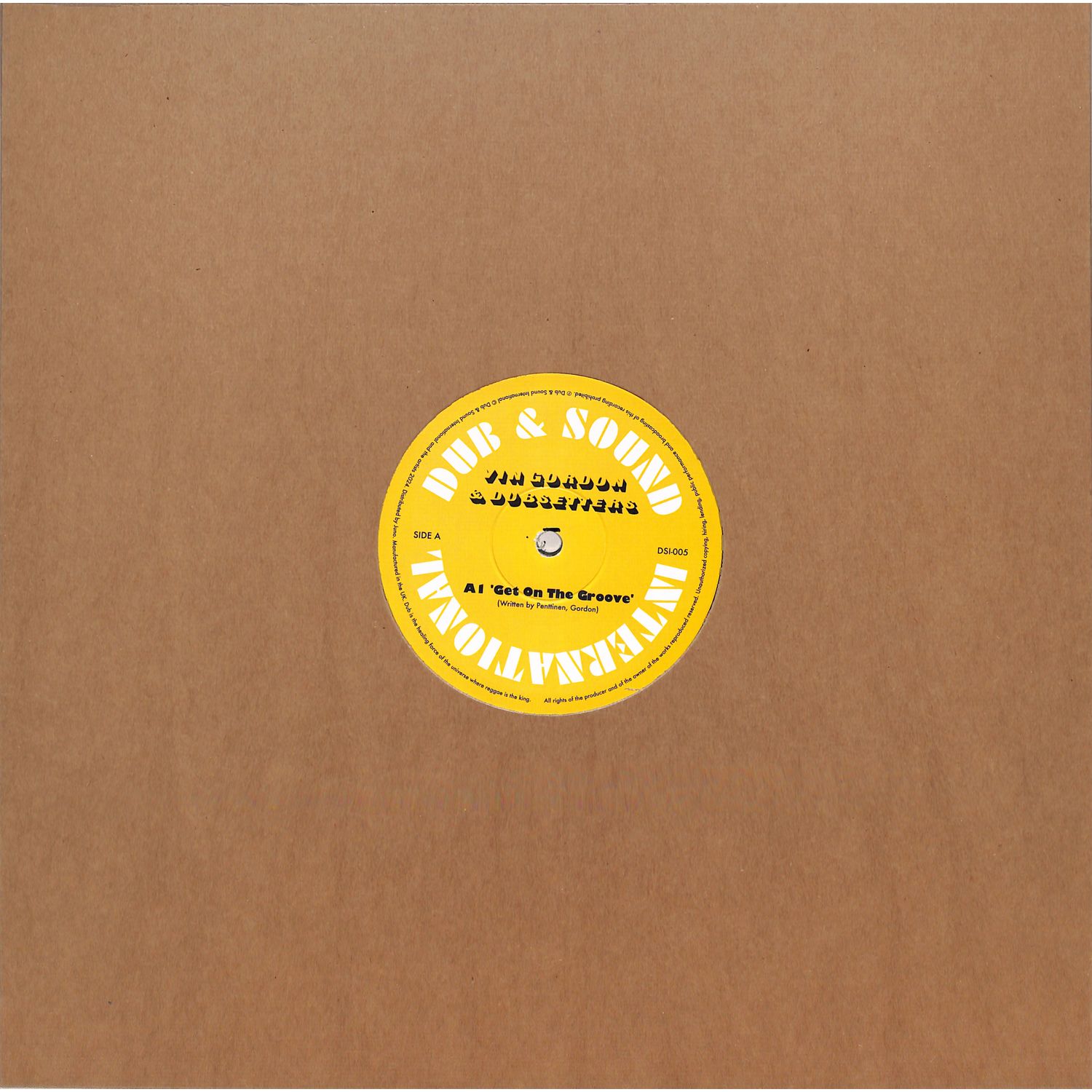 Vin Gordon / Dubsetters - GET ON THE GROOVE