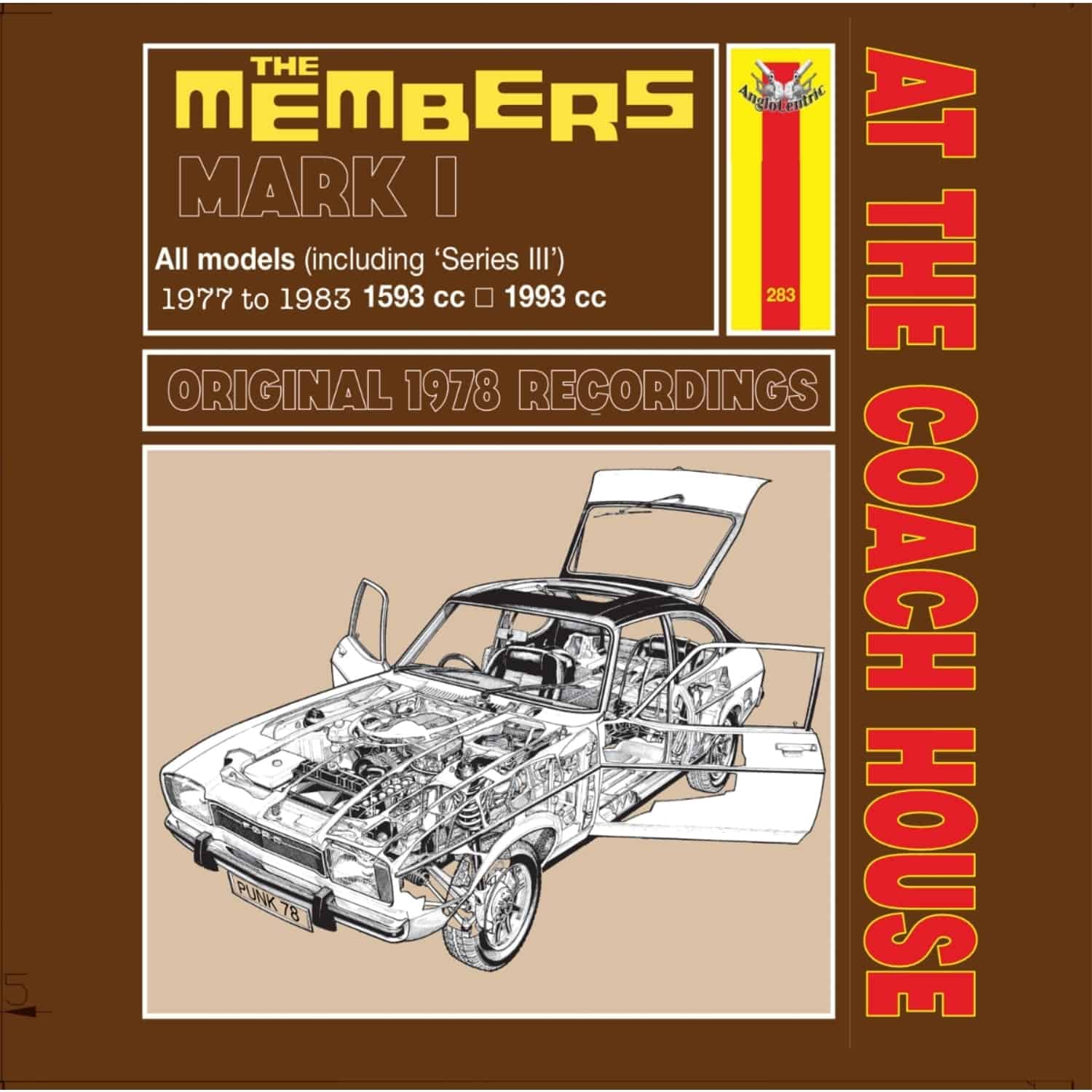 The Members - AT THE COACH HOUSE - ORIGINAL STUDIO TAPES 