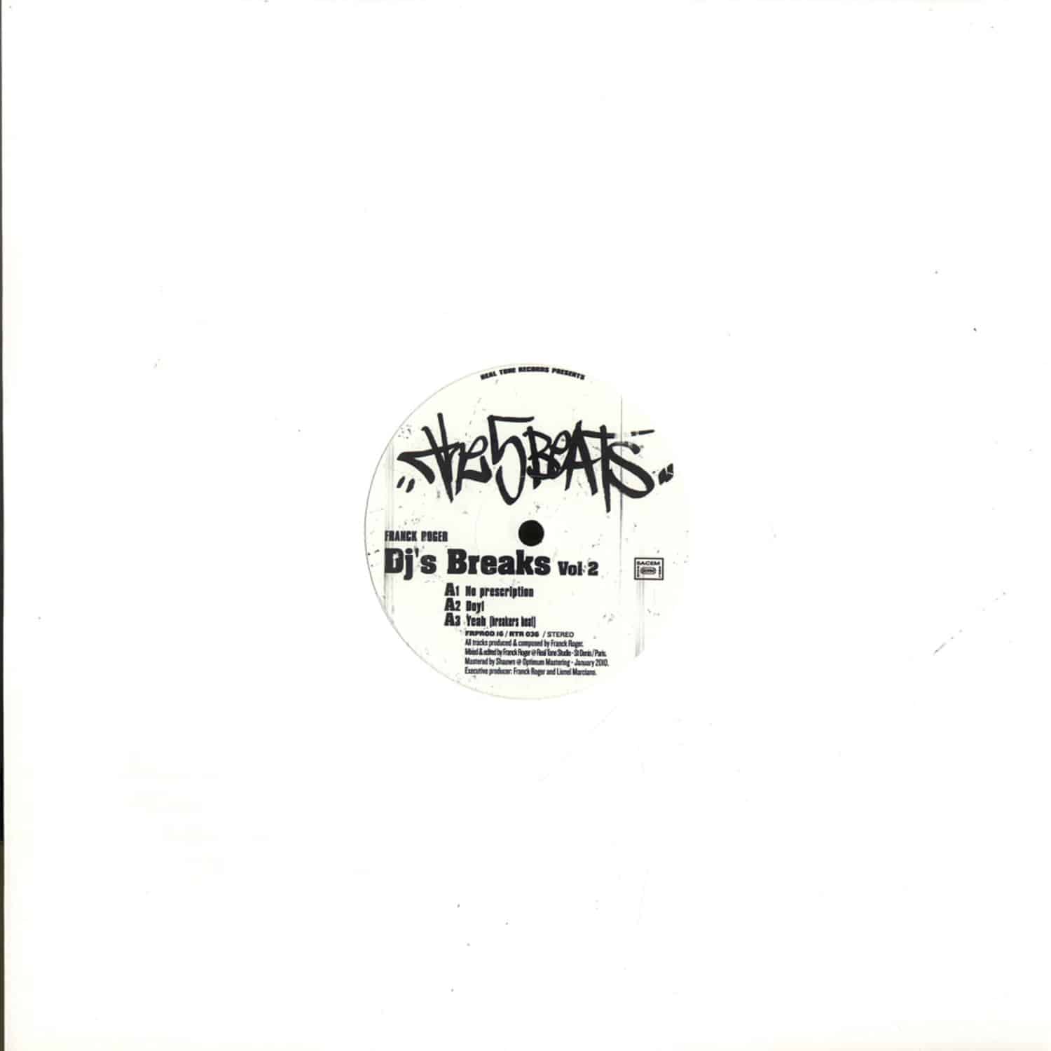The 5 Beats aka Franck Roger - DJ BREAKS VOL. 2