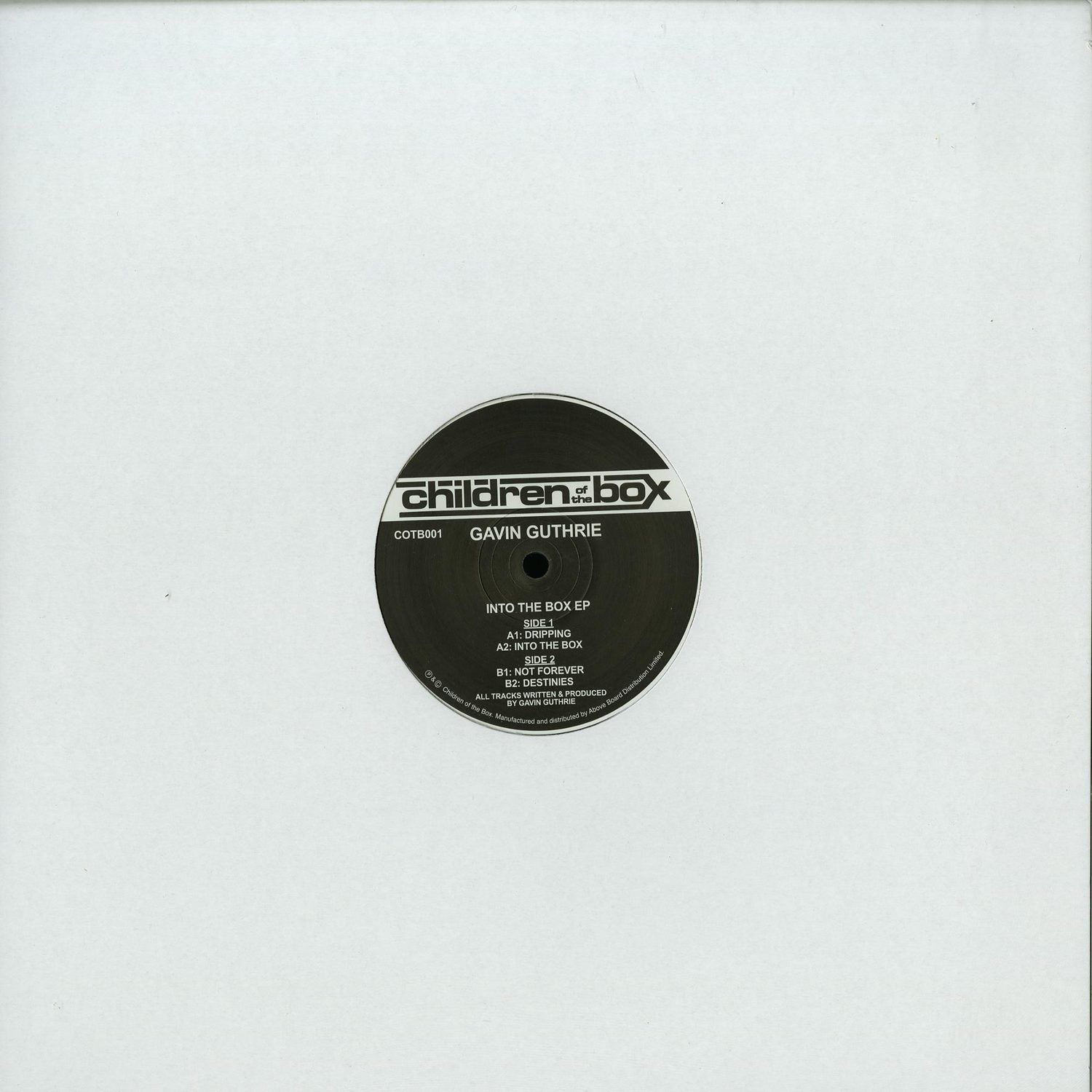 Gavin Guthrie - INTO THE BOX EP