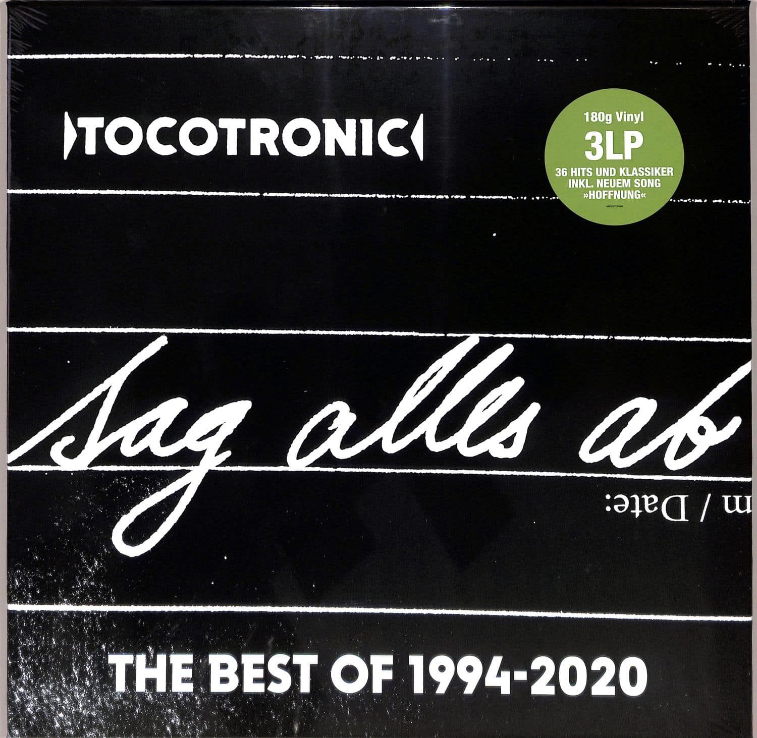 Tocotronic - SAG ALLES AB - BEST OF 1994-2020 