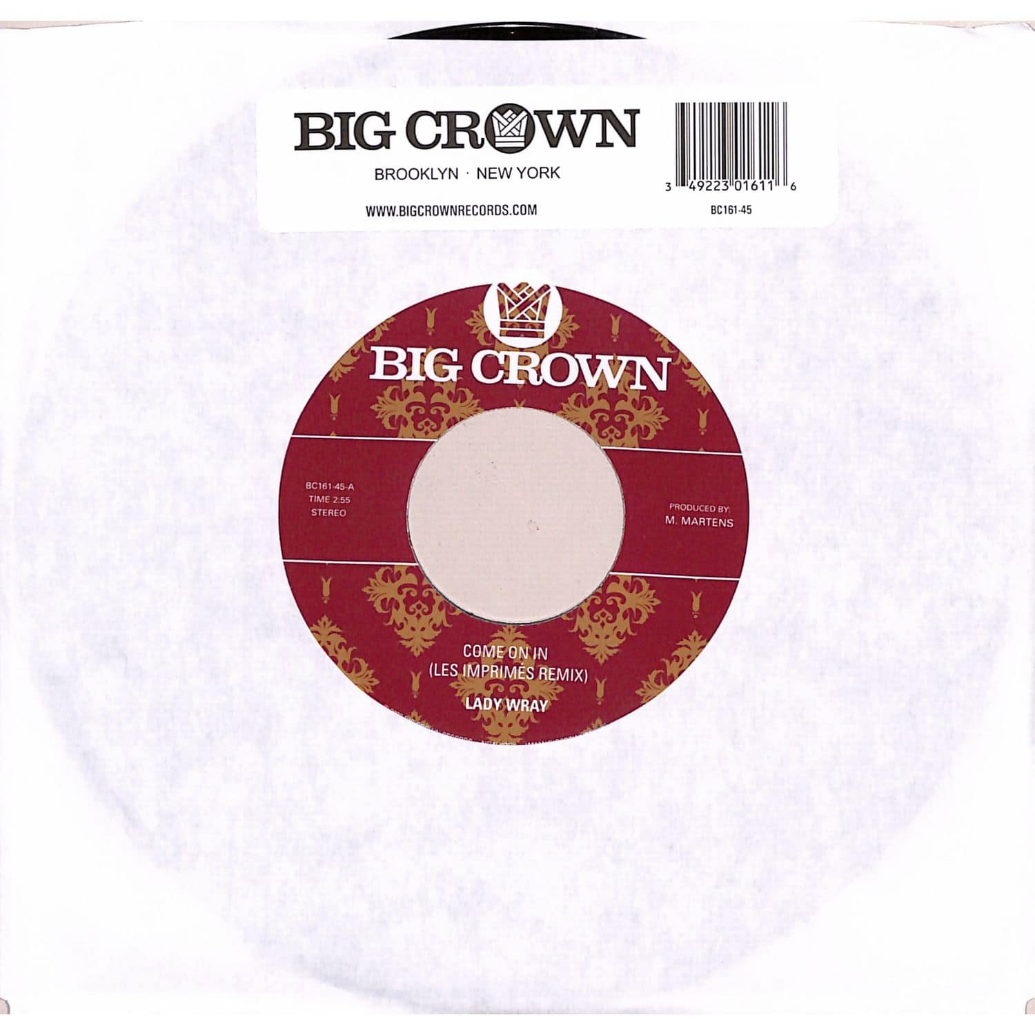 Lady Wray, Les Imprimes & Suprise Chef - COME ON IN / UNDER THE SUN - REMIXES 
