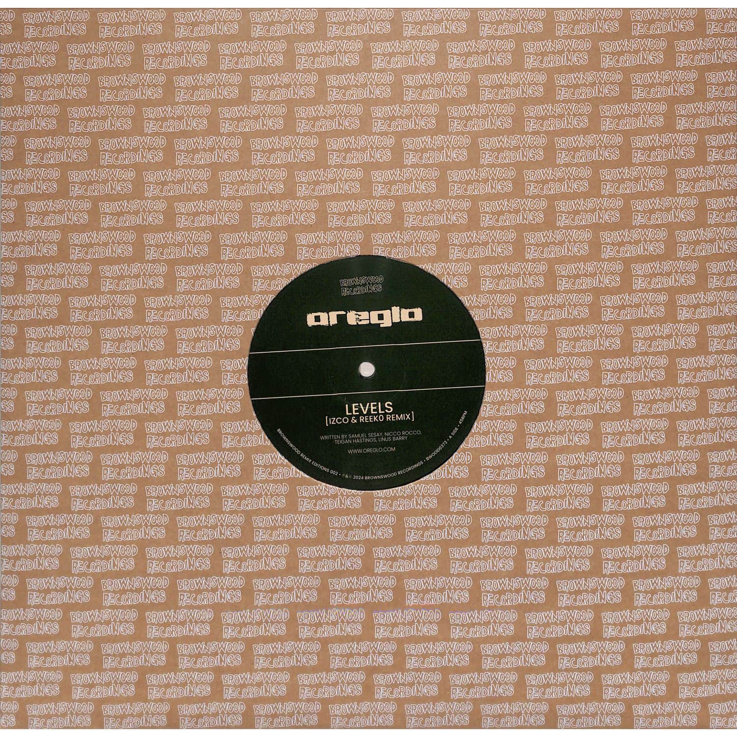 Oreglo - BROWNSWOOD REMIX EDITIONS 002