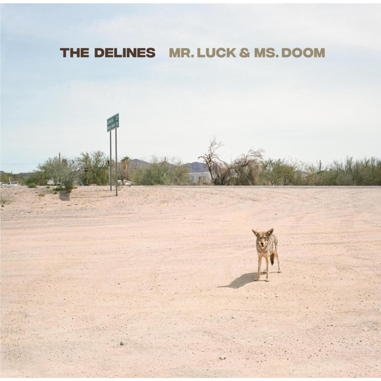 The Delines - MR.LUCK & MS.DOOM - OXBLOOD RED COLORED 
