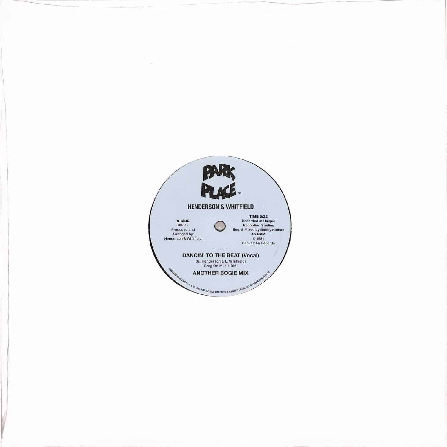 Henderson & Whitfield - DANCIN TO THE BEAT