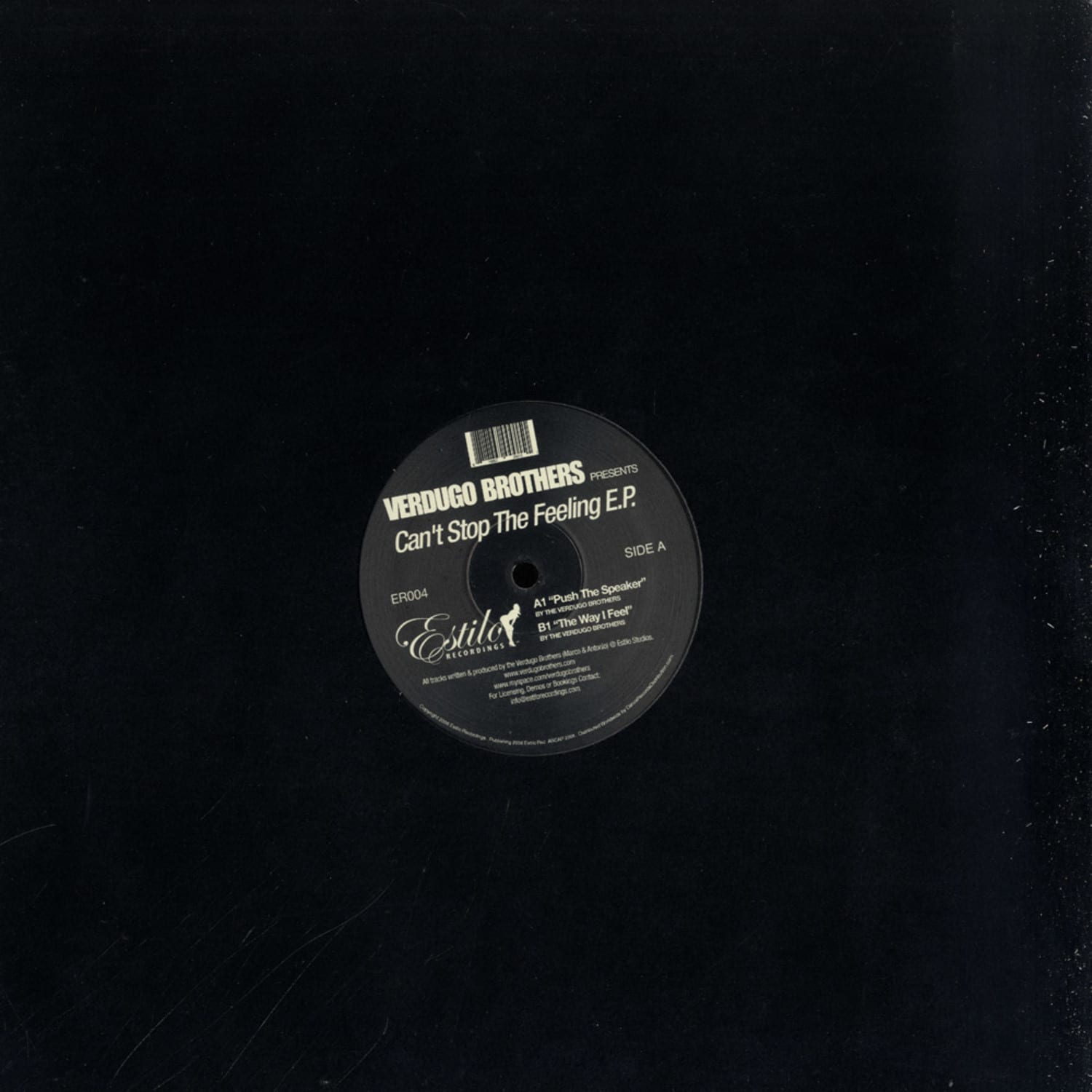 Verdugo Brothers - CANT STOP THE FEELING EP